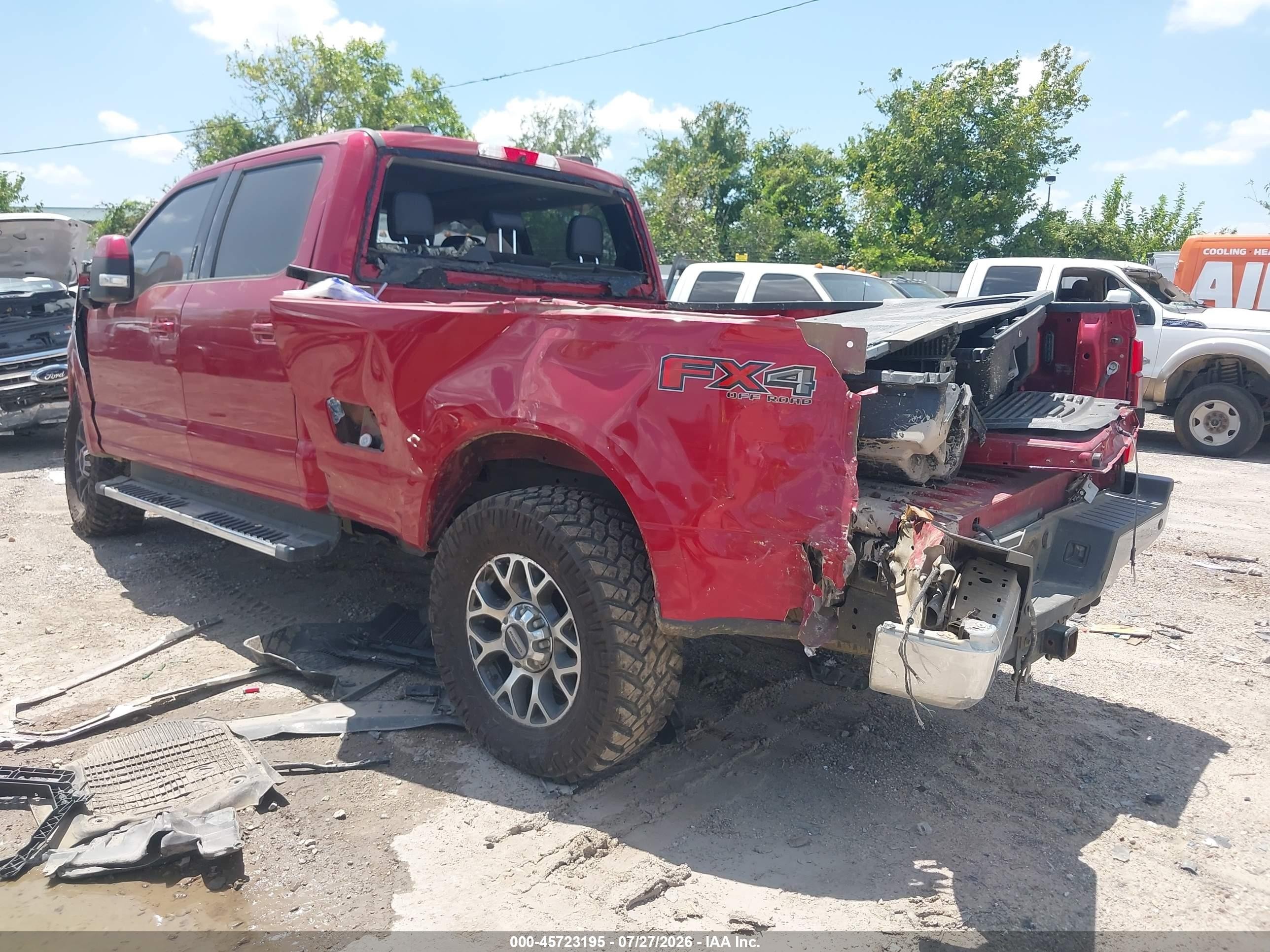 2020 Ford F-250 King Ranch/lariat/platinum/xl/xlt Red vin: 1FT7W2BN5LEC61343