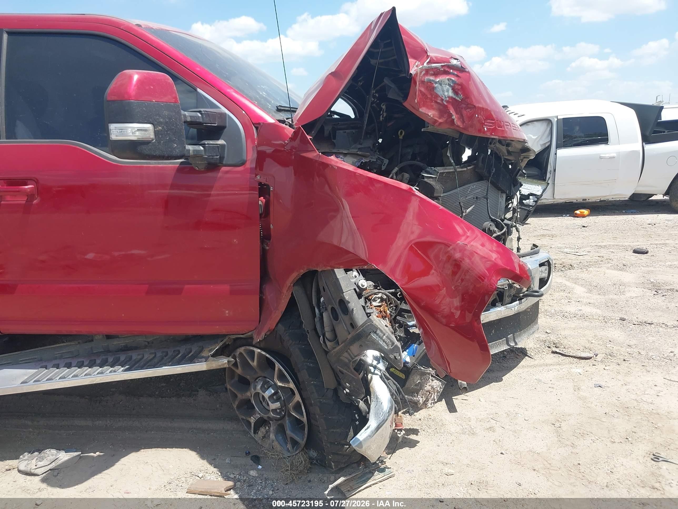 2020 Ford F-250 King Ranch/lariat/platinum/xl/xlt Red vin: 1FT7W2BN5LEC61343