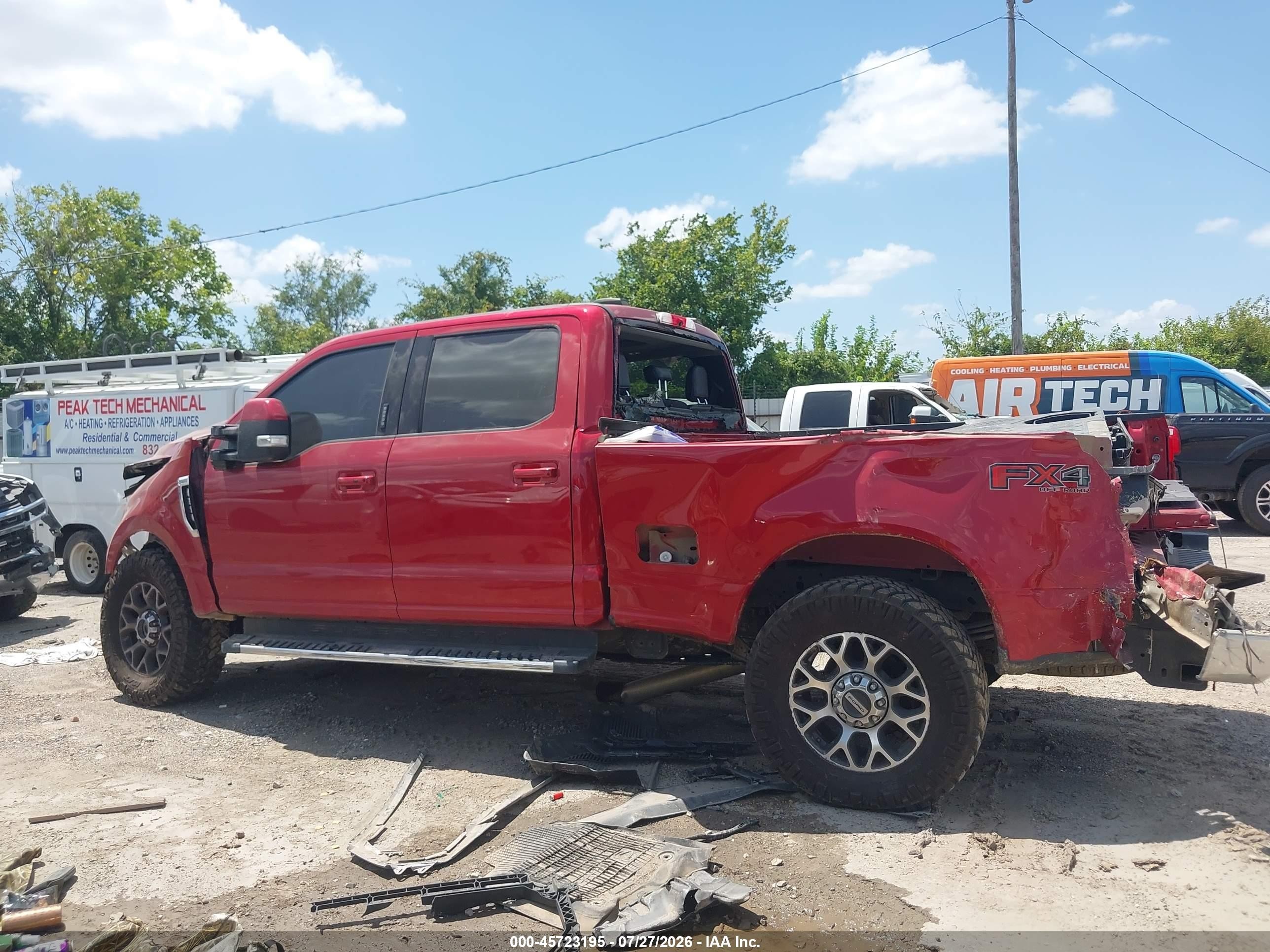 2020 Ford F-250 King Ranch/lariat/platinum/xl/xlt Red vin: 1FT7W2BN5LEC61343