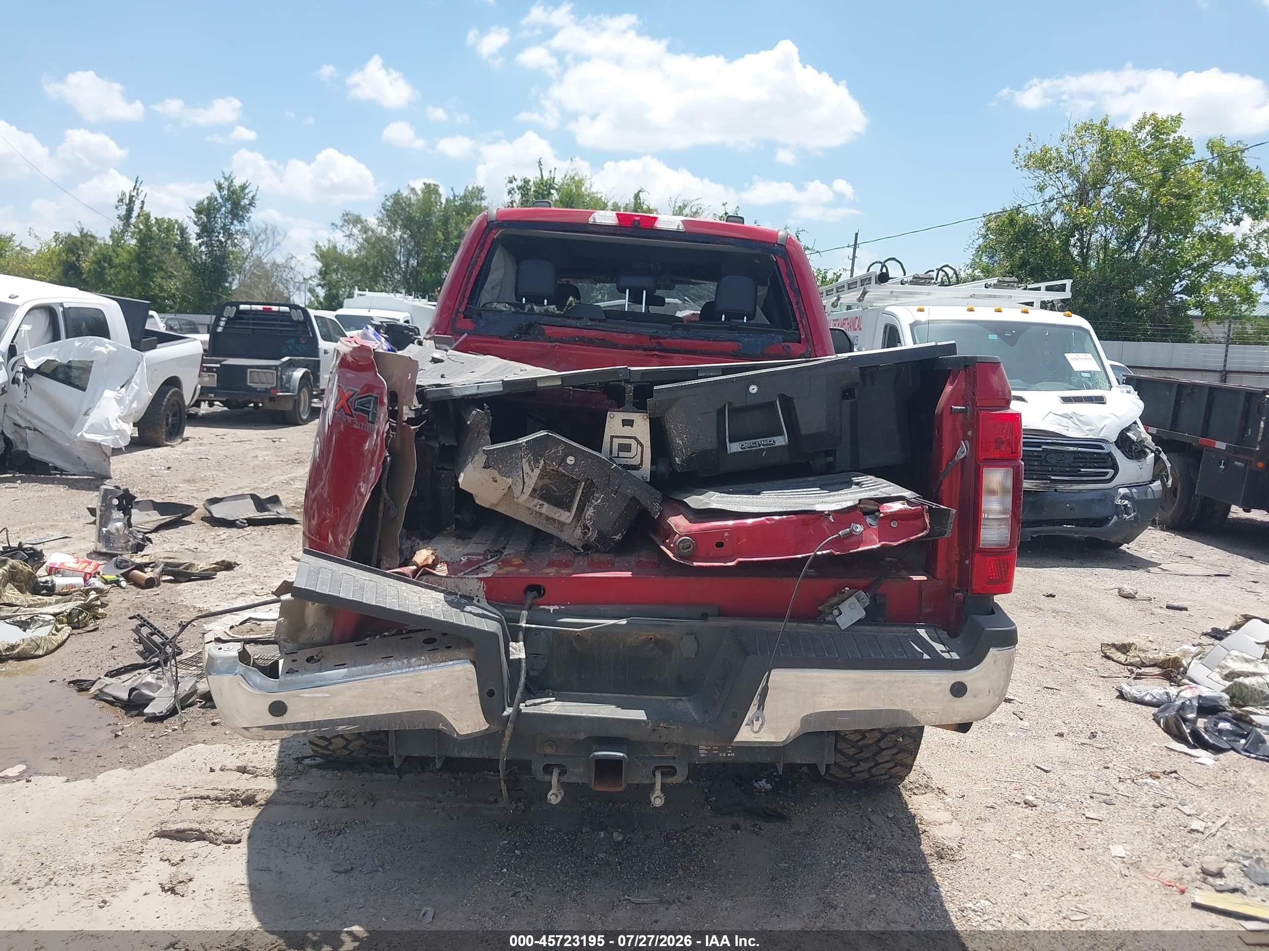 2020 Ford F-250 King Ranch/lariat/platinum/xl/xlt Red vin: 1FT7W2BN5LEC61343
