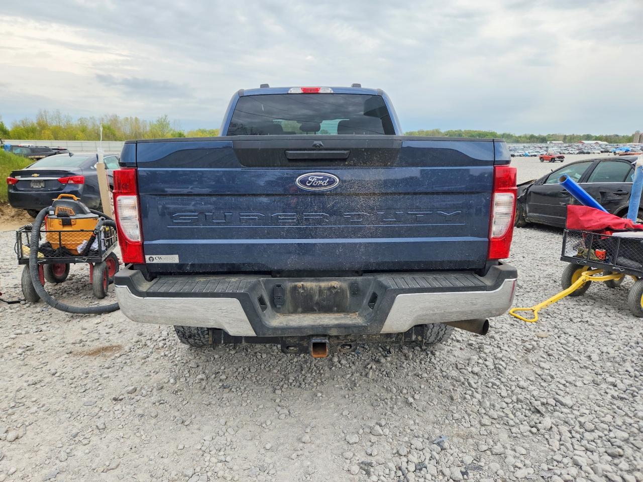 2020 Ford F250 Super Duty Blue vin: 1FT7W2BN8LEE83715