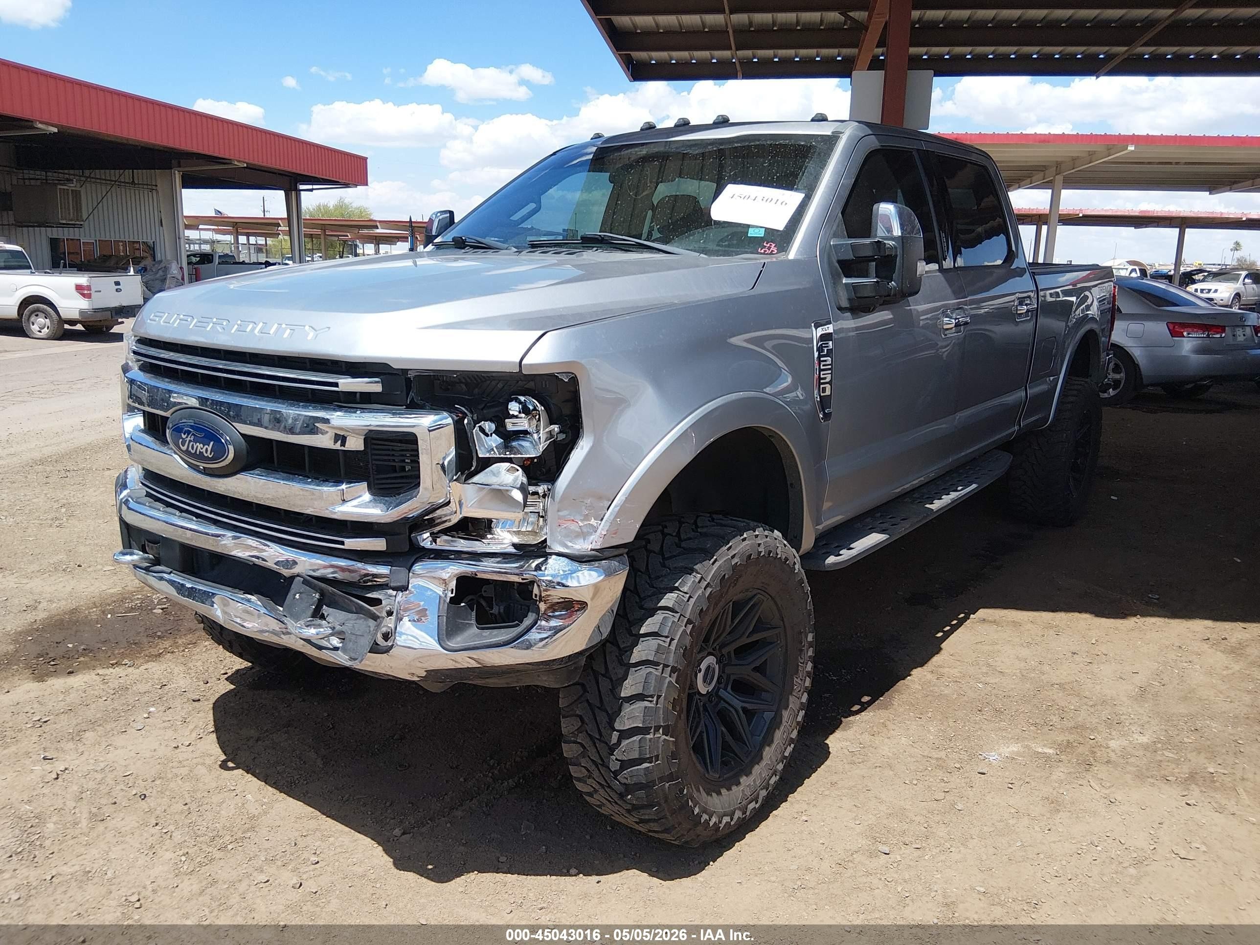 2021 Ford F-250 Xlt Silver vin: 1FT7W2BN9MED80501
