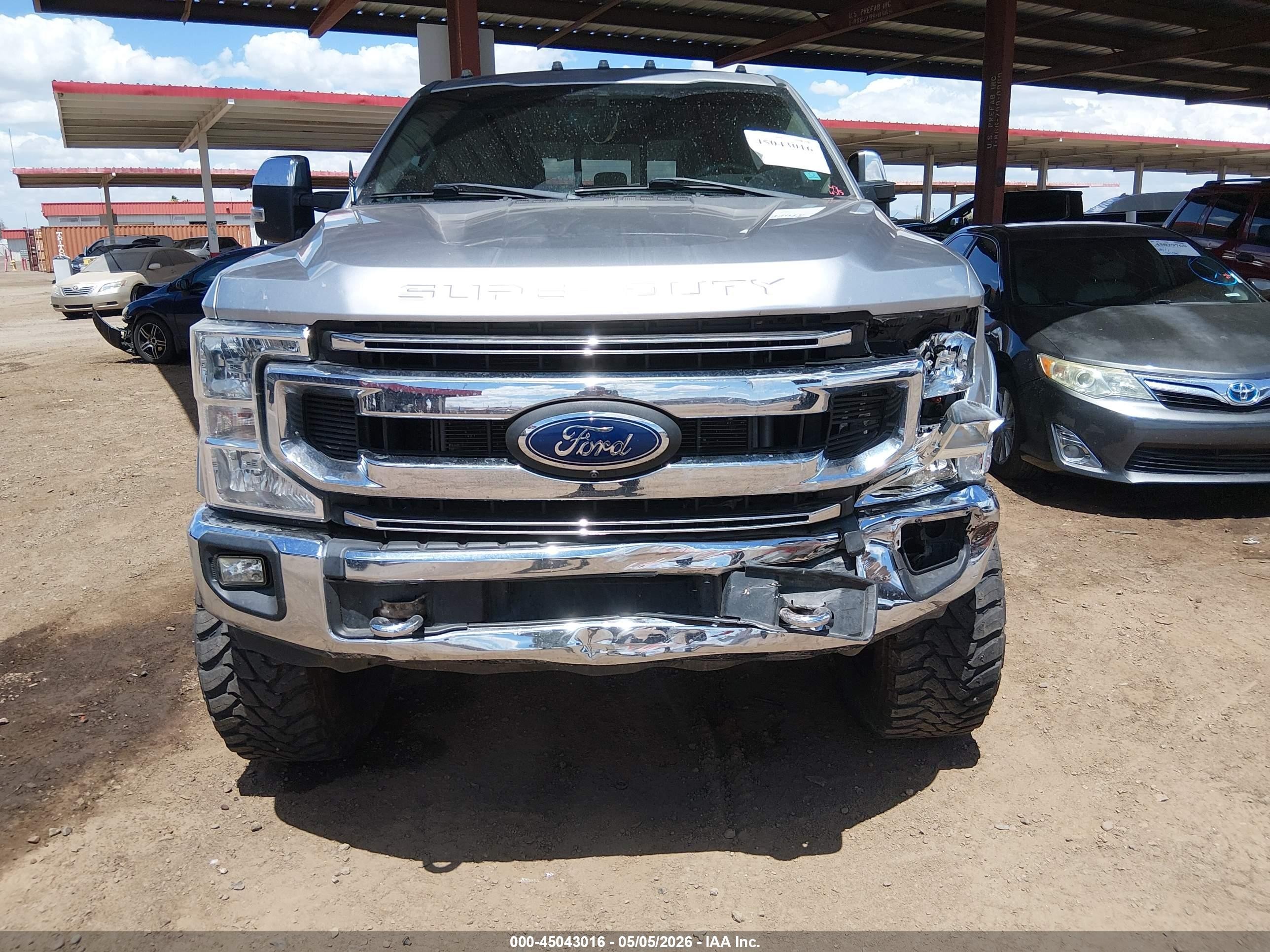 2021 Ford F-250 Xlt Silver vin: 1FT7W2BN9MED80501