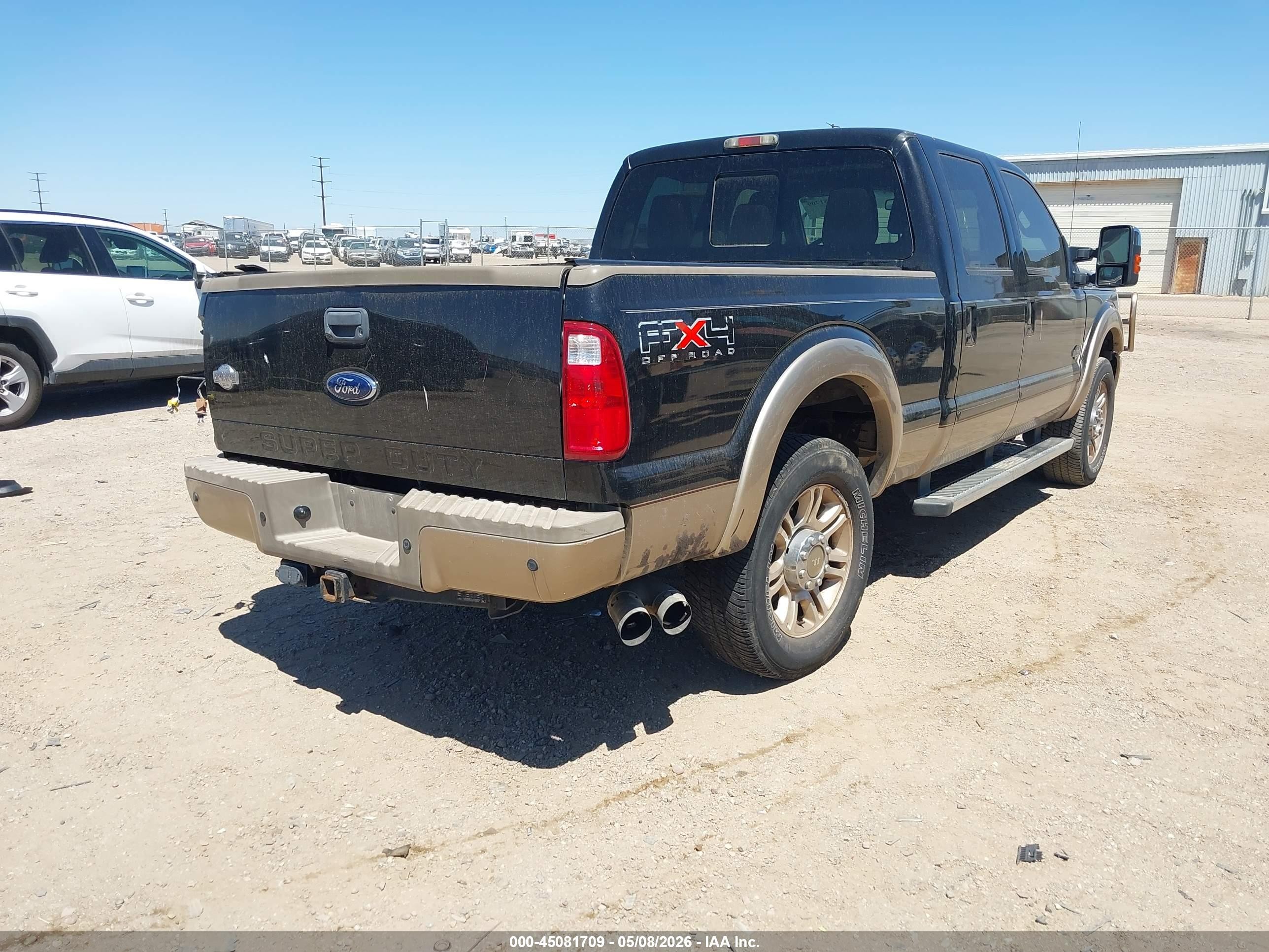 2011 Ford F-250 Lariat Black vin: 1FT7W2BT0BEA76159