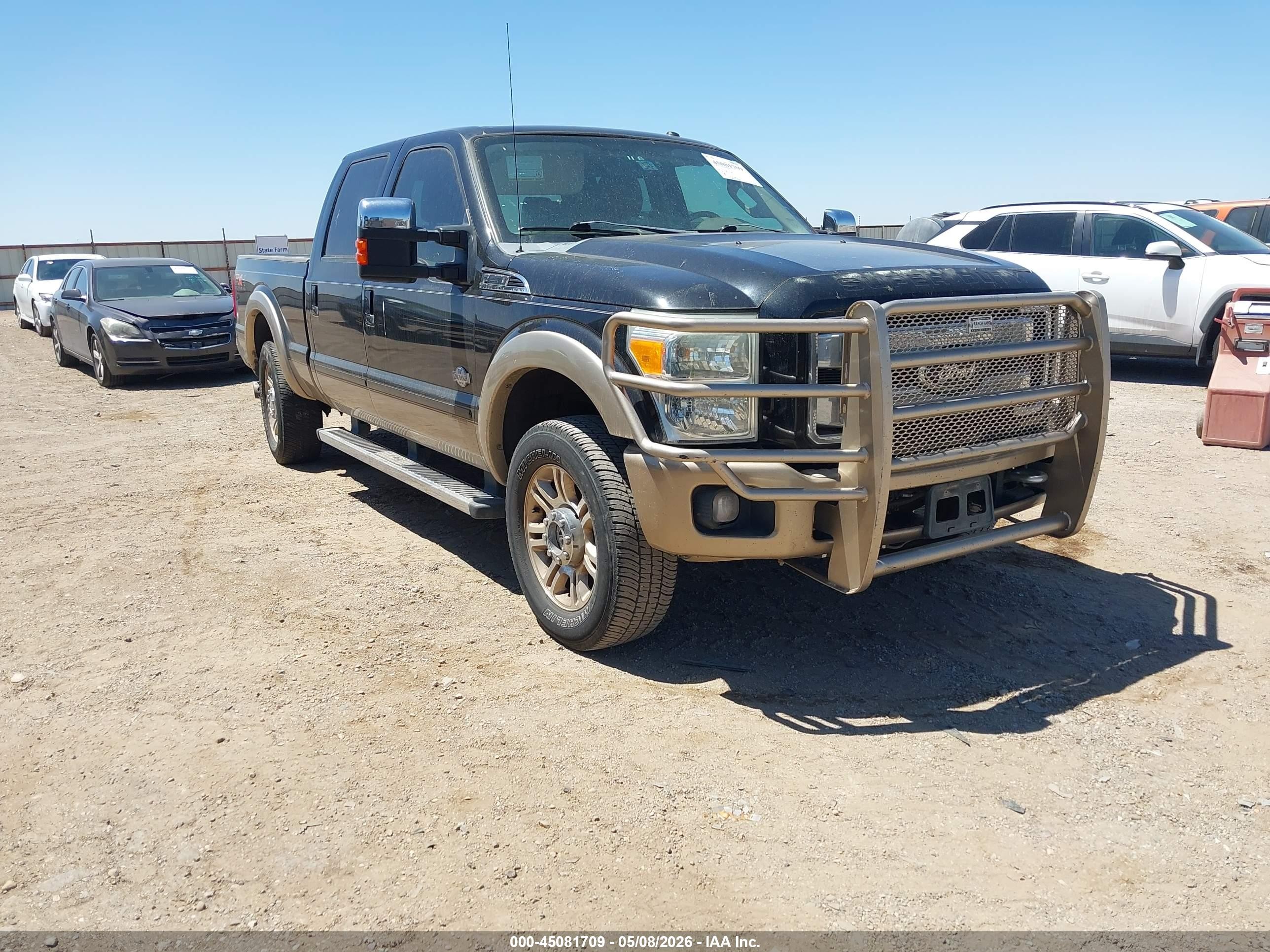 2011 Ford F-250 Lariat Black vin: 1FT7W2BT0BEA76159