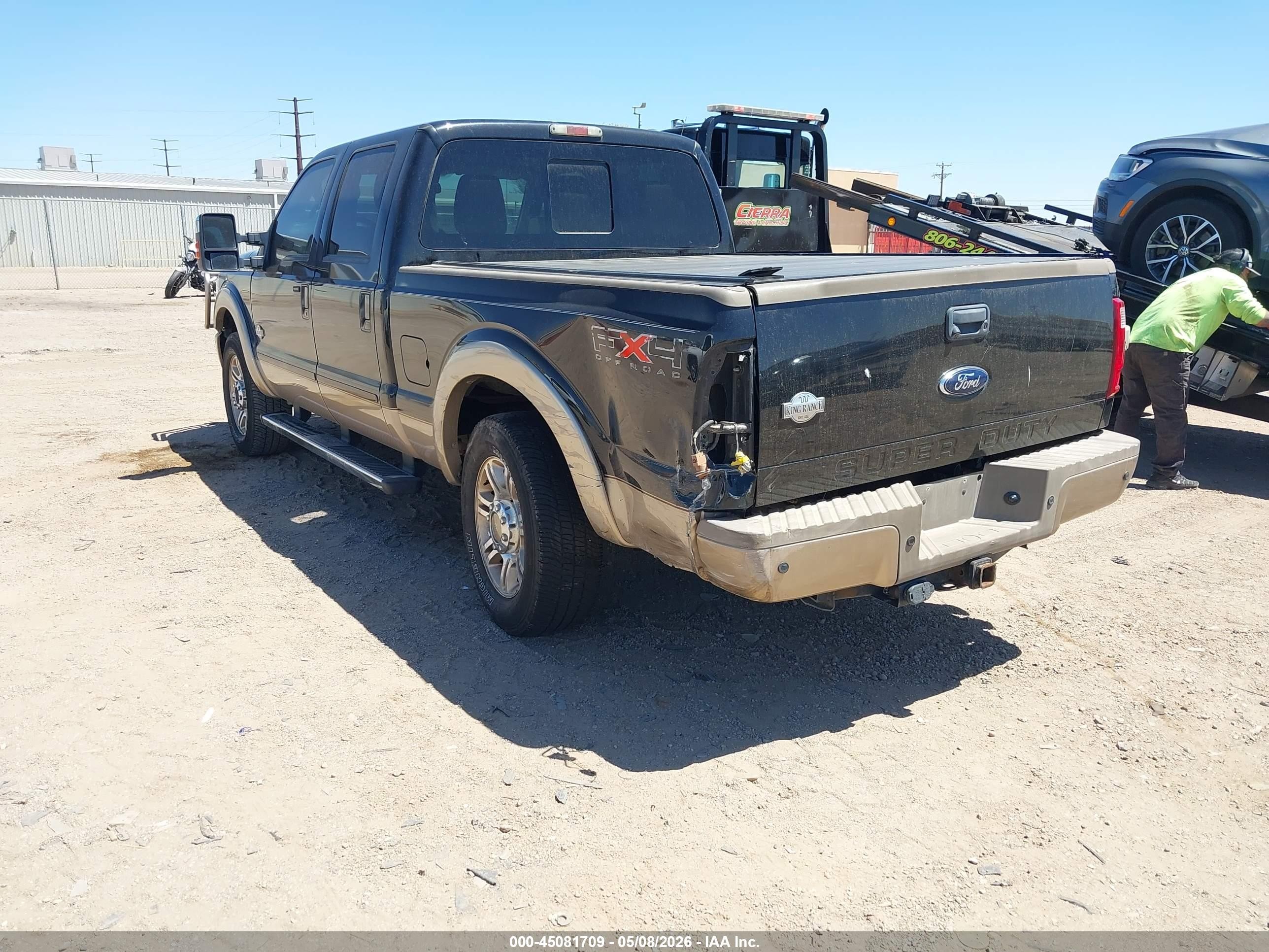 2011 Ford F-250 Lariat Black vin: 1FT7W2BT0BEA76159