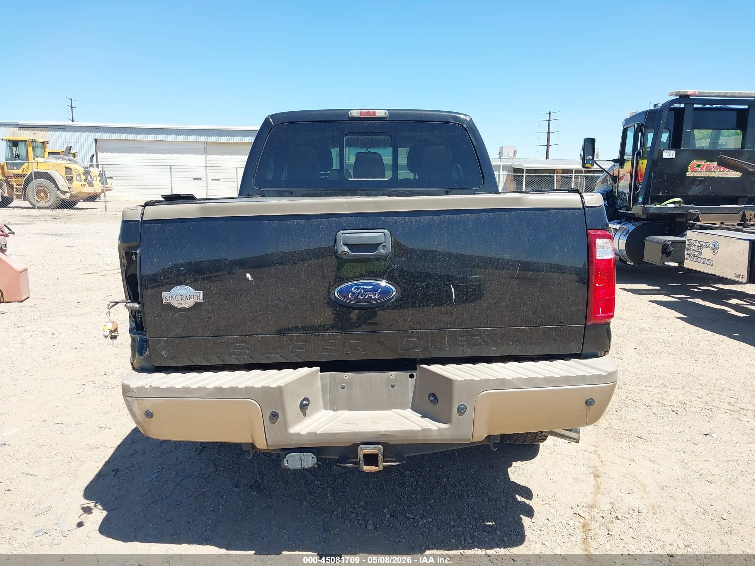 2011 Ford F-250 Lariat Black vin: 1FT7W2BT0BEA76159