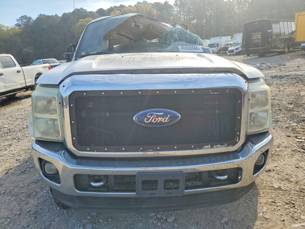 2011 Ford F250 Super Duty Белый vin: 1FT7W2BT0BEA84407