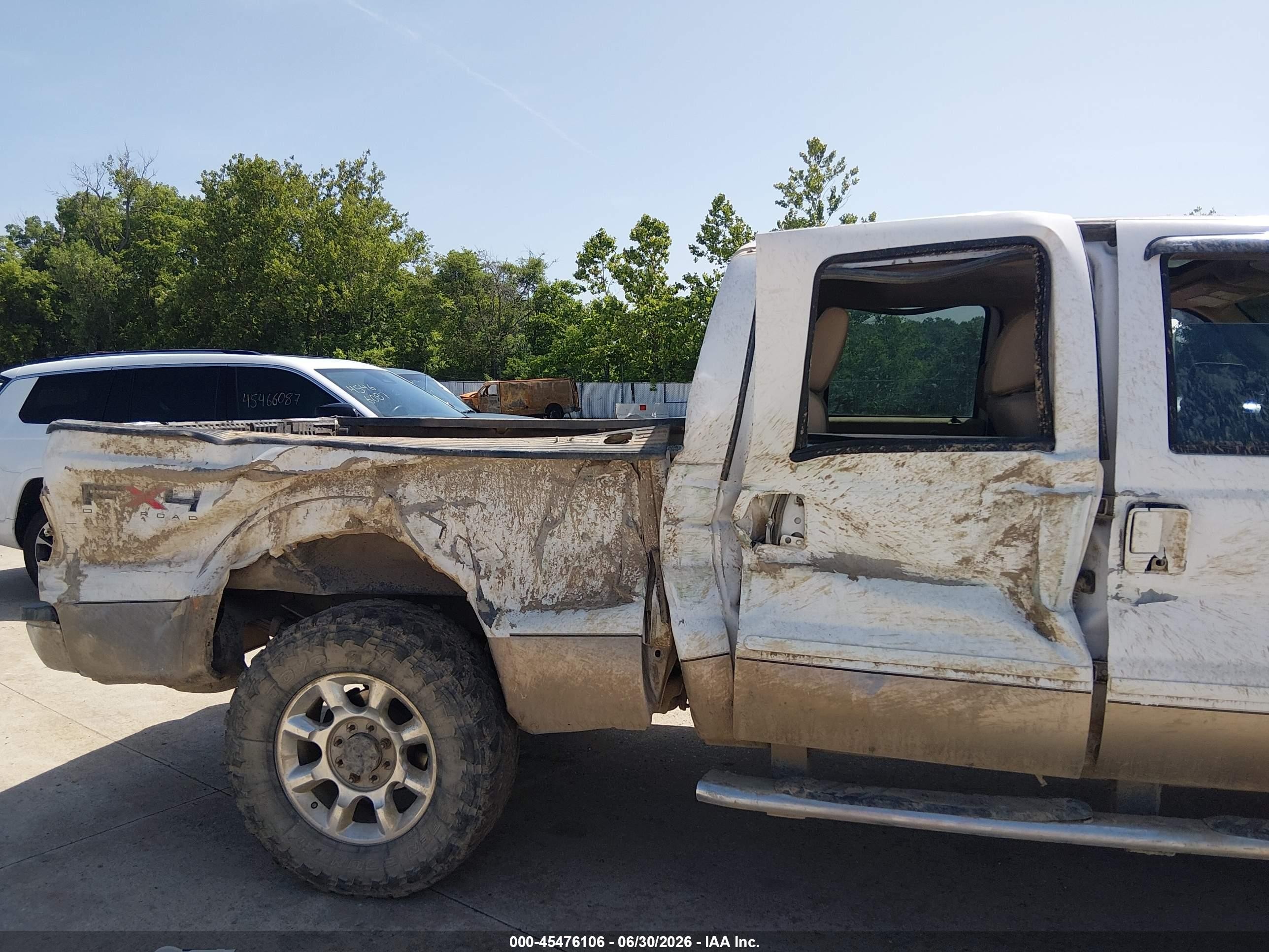 2011 Ford Super Duty F-250 Srw King Ranch/lariat/xl/xlt White vin: 1FT7W2BT0BEB02663