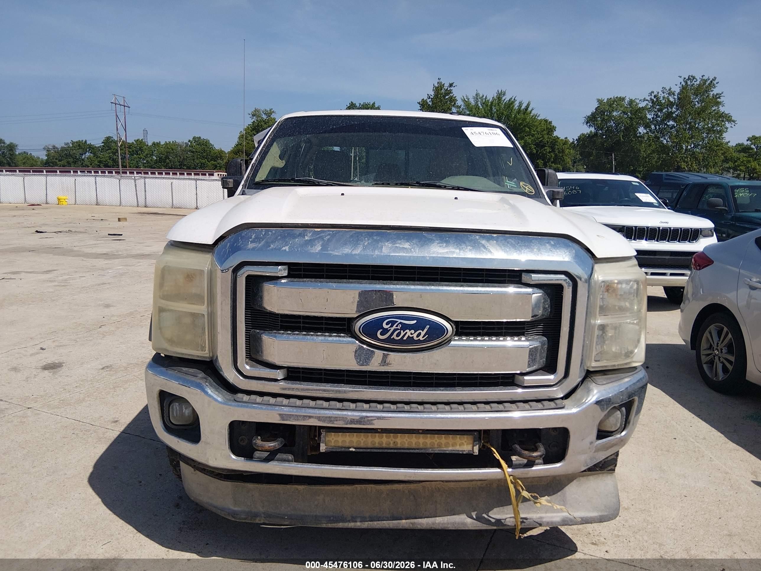 2011 Ford Super Duty F-250 Srw King Ranch/lariat/xl/xlt White vin: 1FT7W2BT0BEB02663