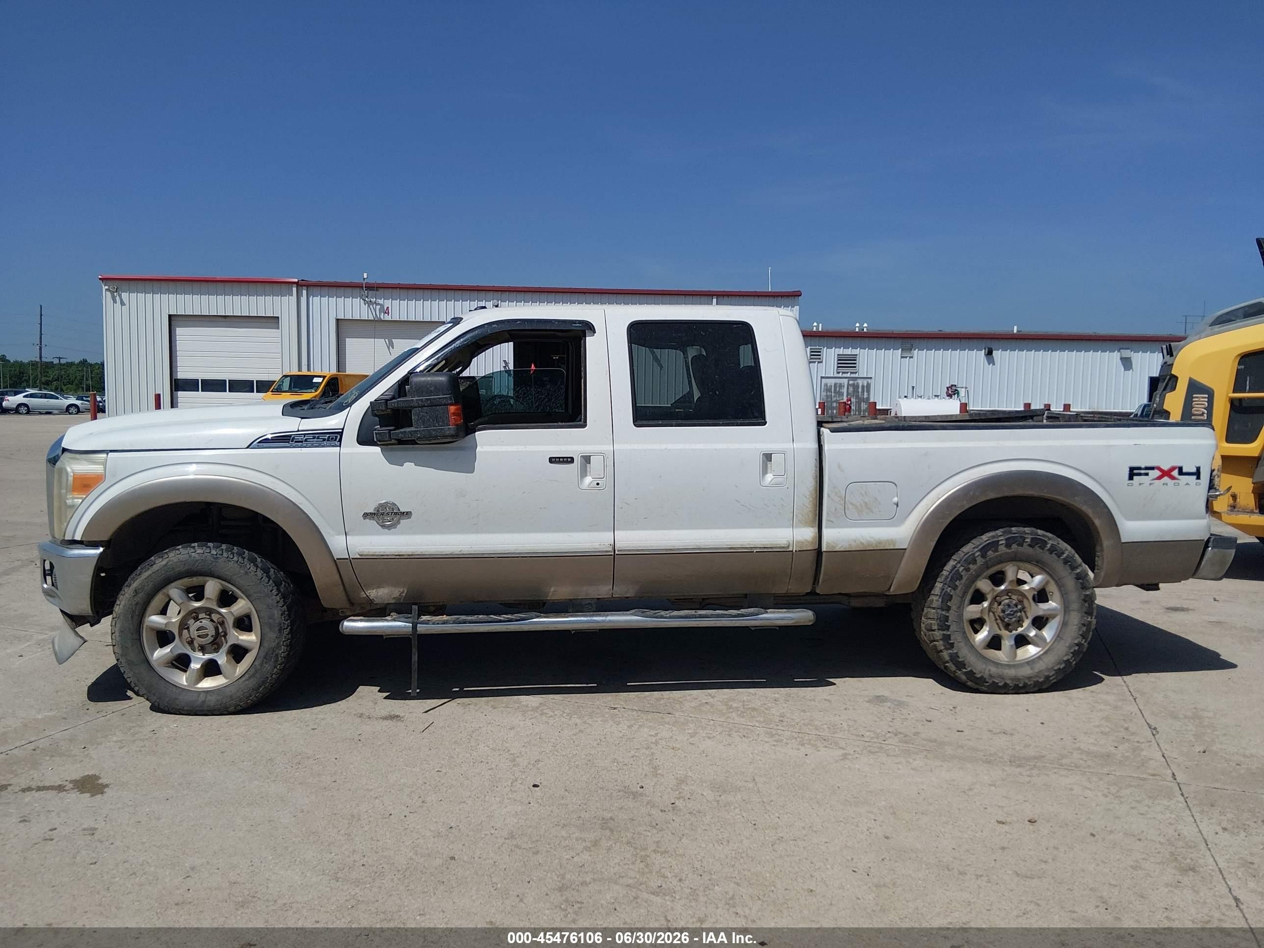 2011 Ford Super Duty F-250 Srw King Ranch/lariat/xl/xlt White vin: 1FT7W2BT0BEB02663