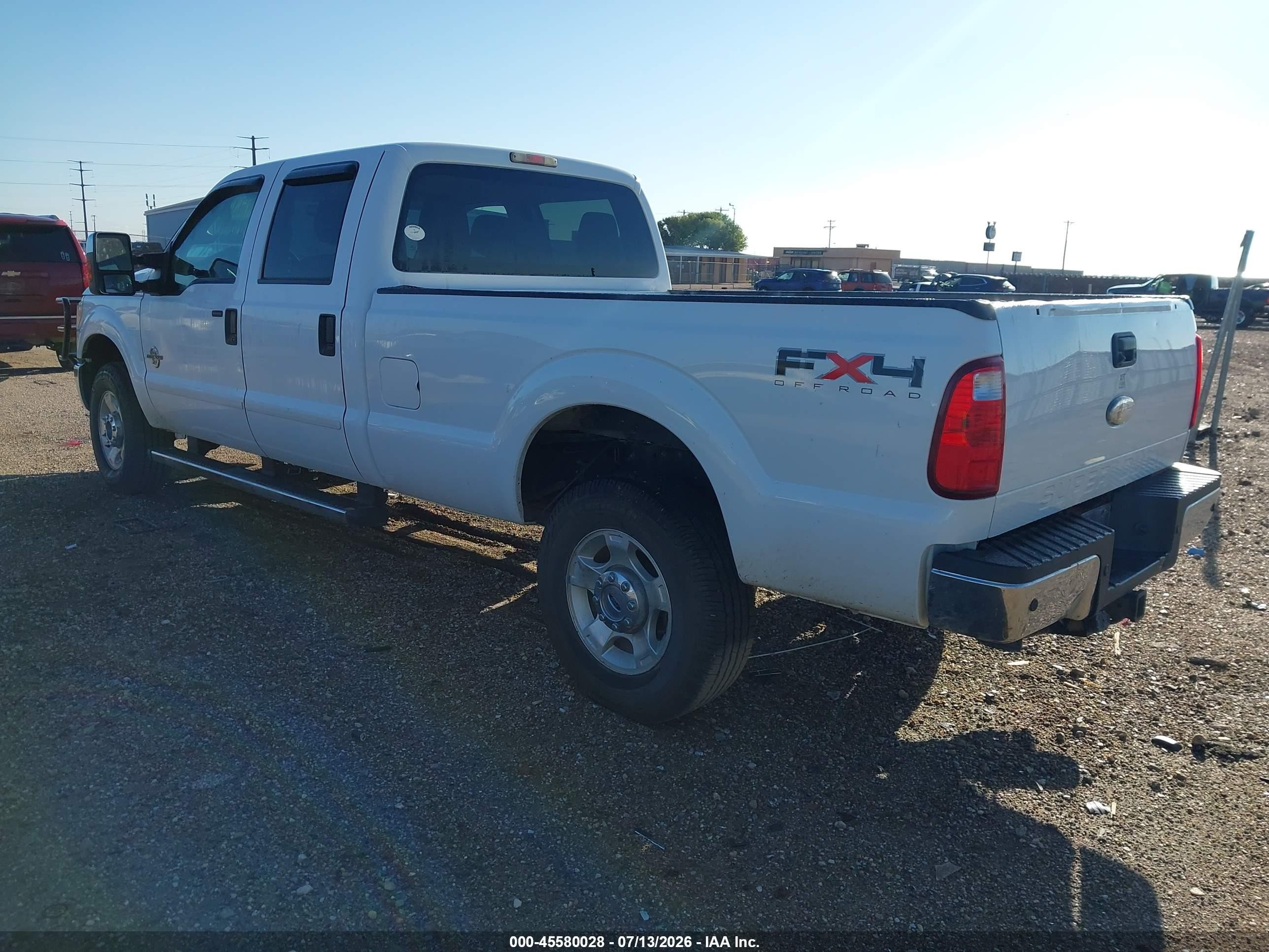 2011 Ford Super Duty F-250 Srw Xlt White vin: 1FT7W2BT0BEC24648