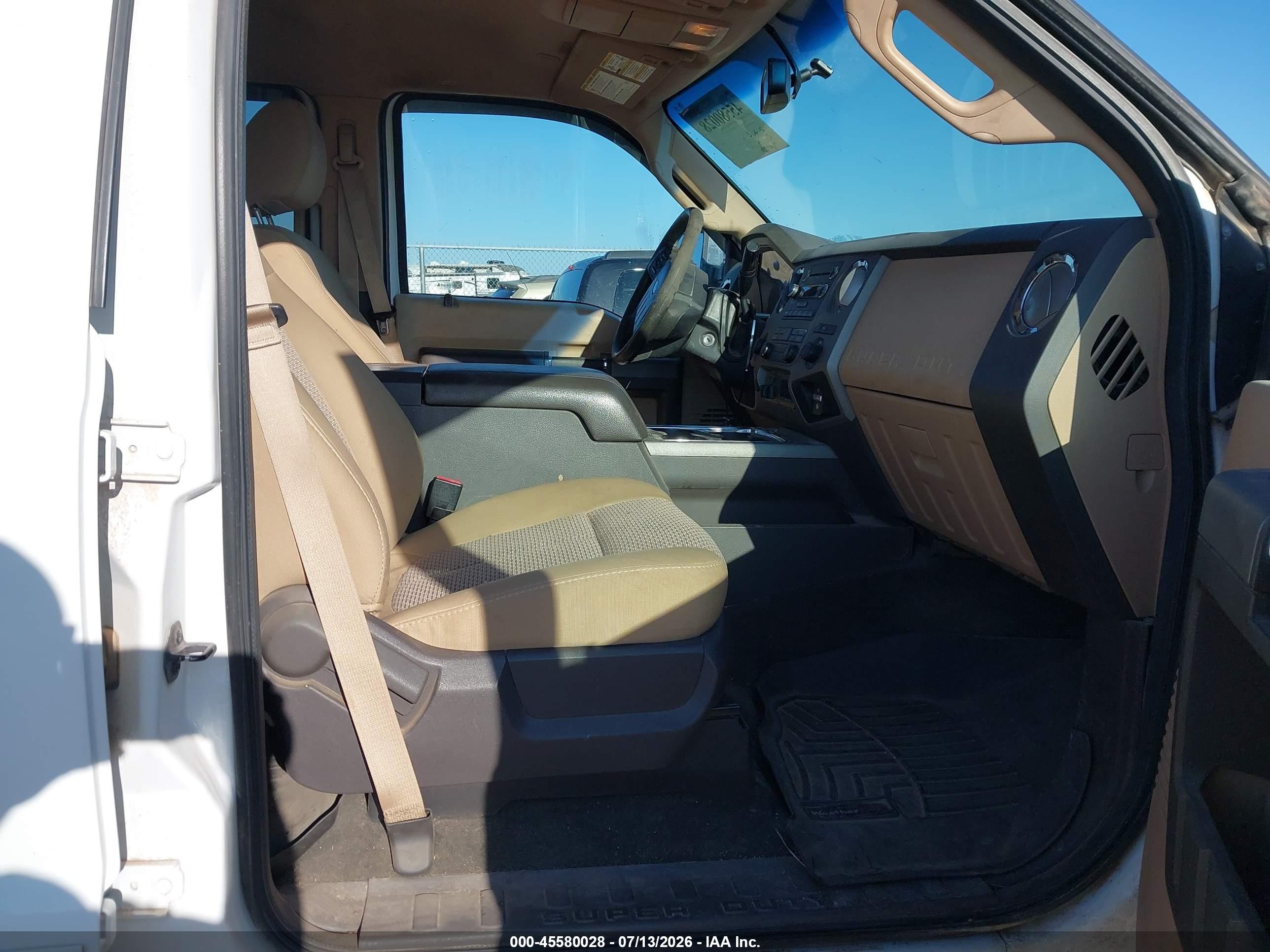 2011 Ford Super Duty F-250 Srw Xlt White vin: 1FT7W2BT0BEC24648