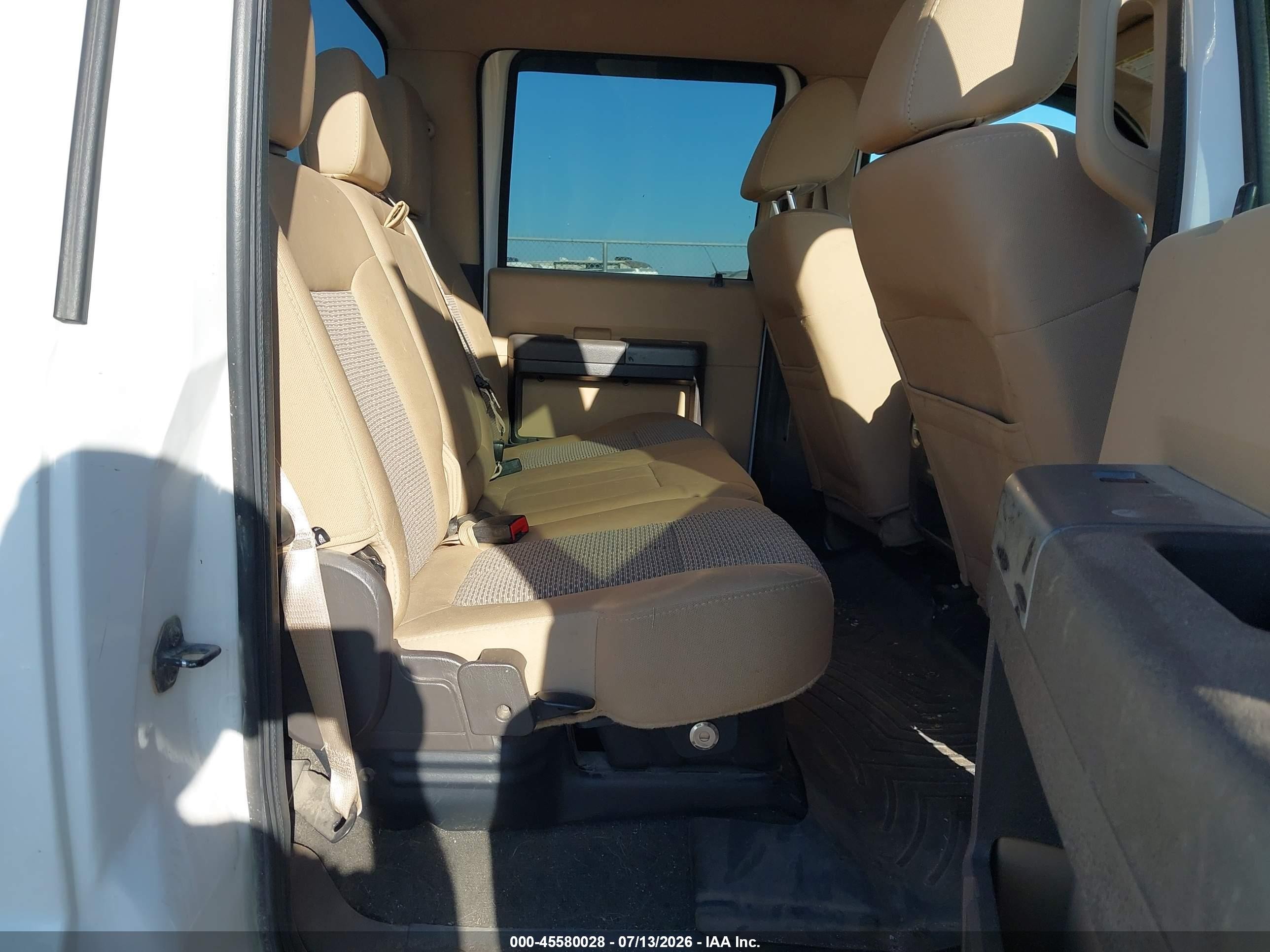2011 Ford Super Duty F-250 Srw Xlt White vin: 1FT7W2BT0BEC24648
