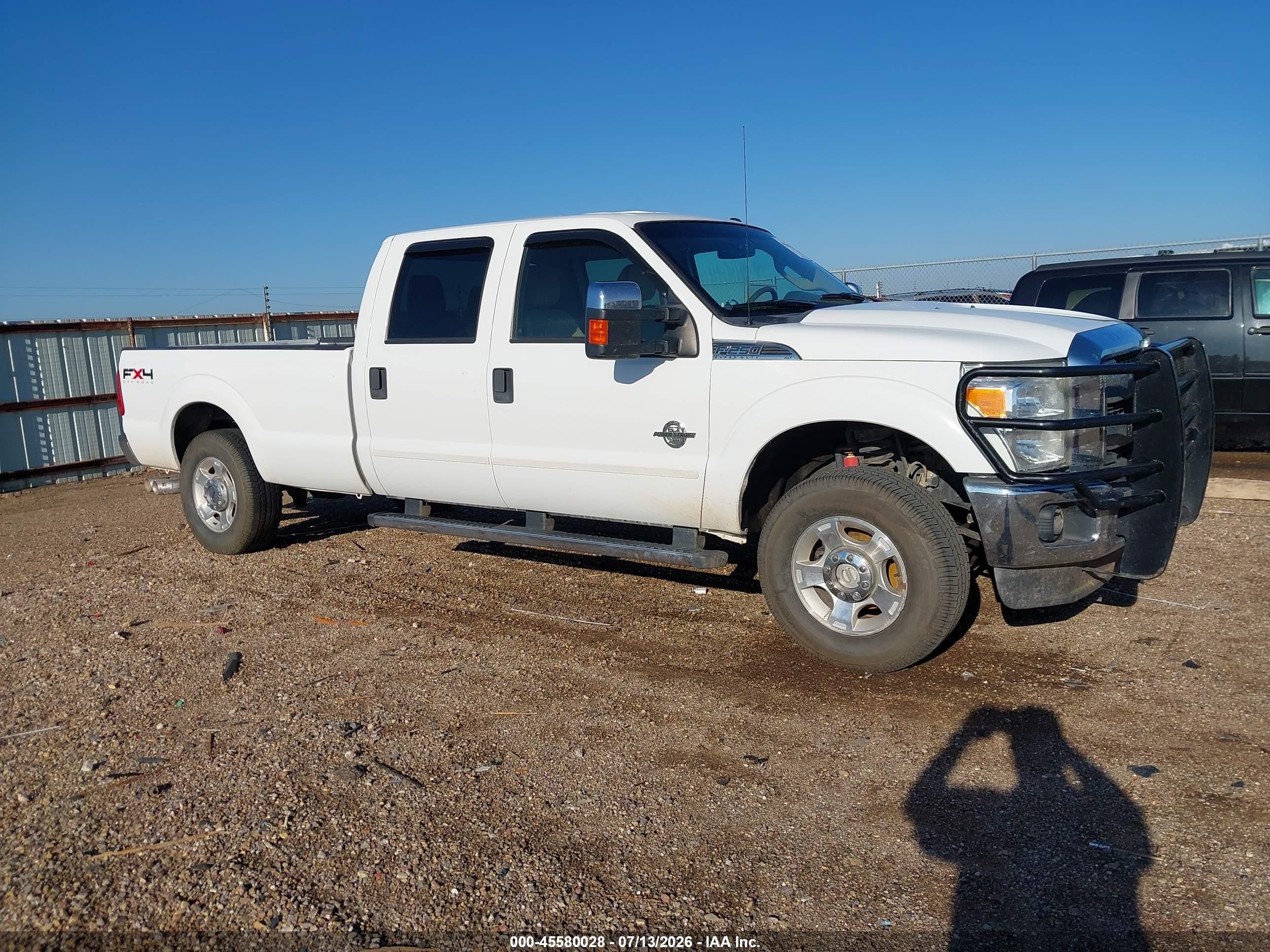 2011 Ford Super Duty F-250 Srw Xlt White vin: 1FT7W2BT0BEC24648