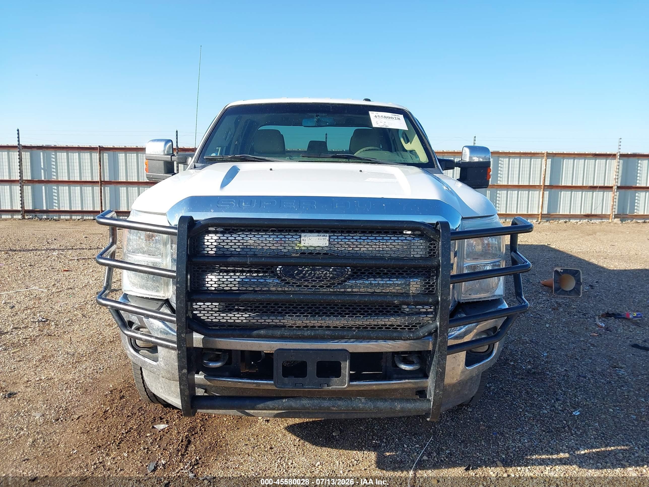 2011 Ford Super Duty F-250 Srw Xlt White vin: 1FT7W2BT0BEC24648