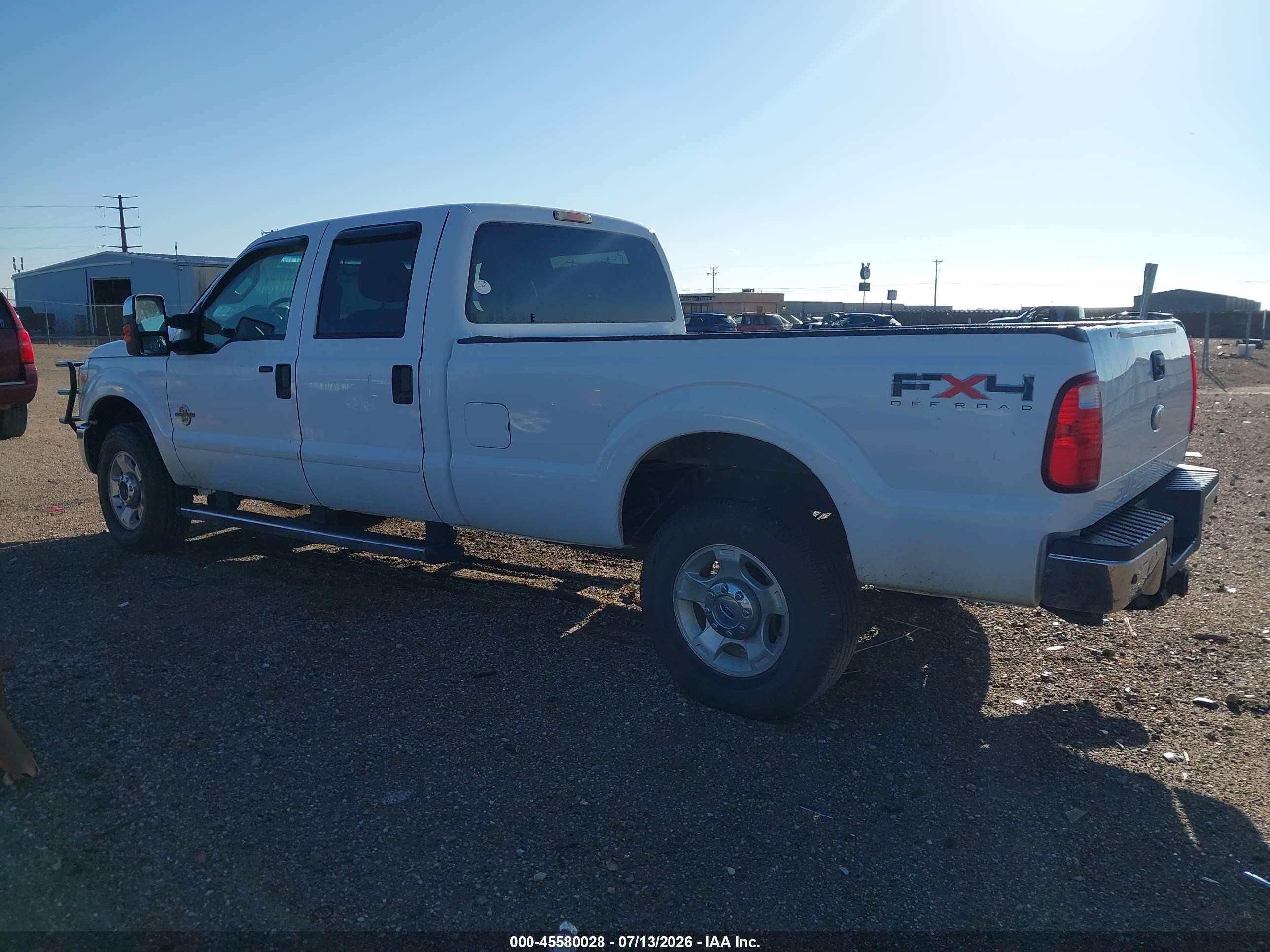 2011 Ford Super Duty F-250 Srw Xlt White vin: 1FT7W2BT0BEC24648