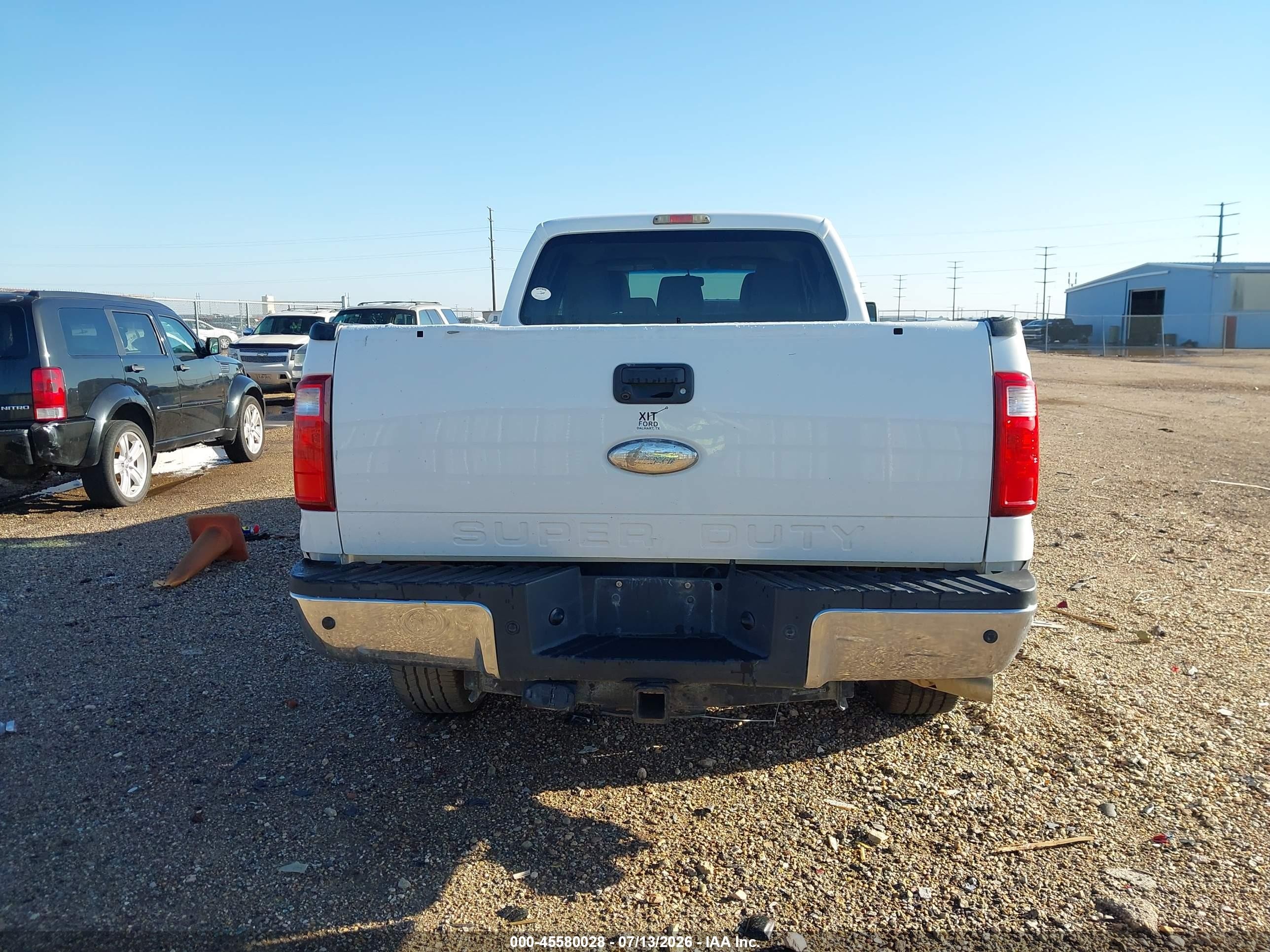 2011 Ford Super Duty F-250 Srw Xlt White vin: 1FT7W2BT0BEC24648
