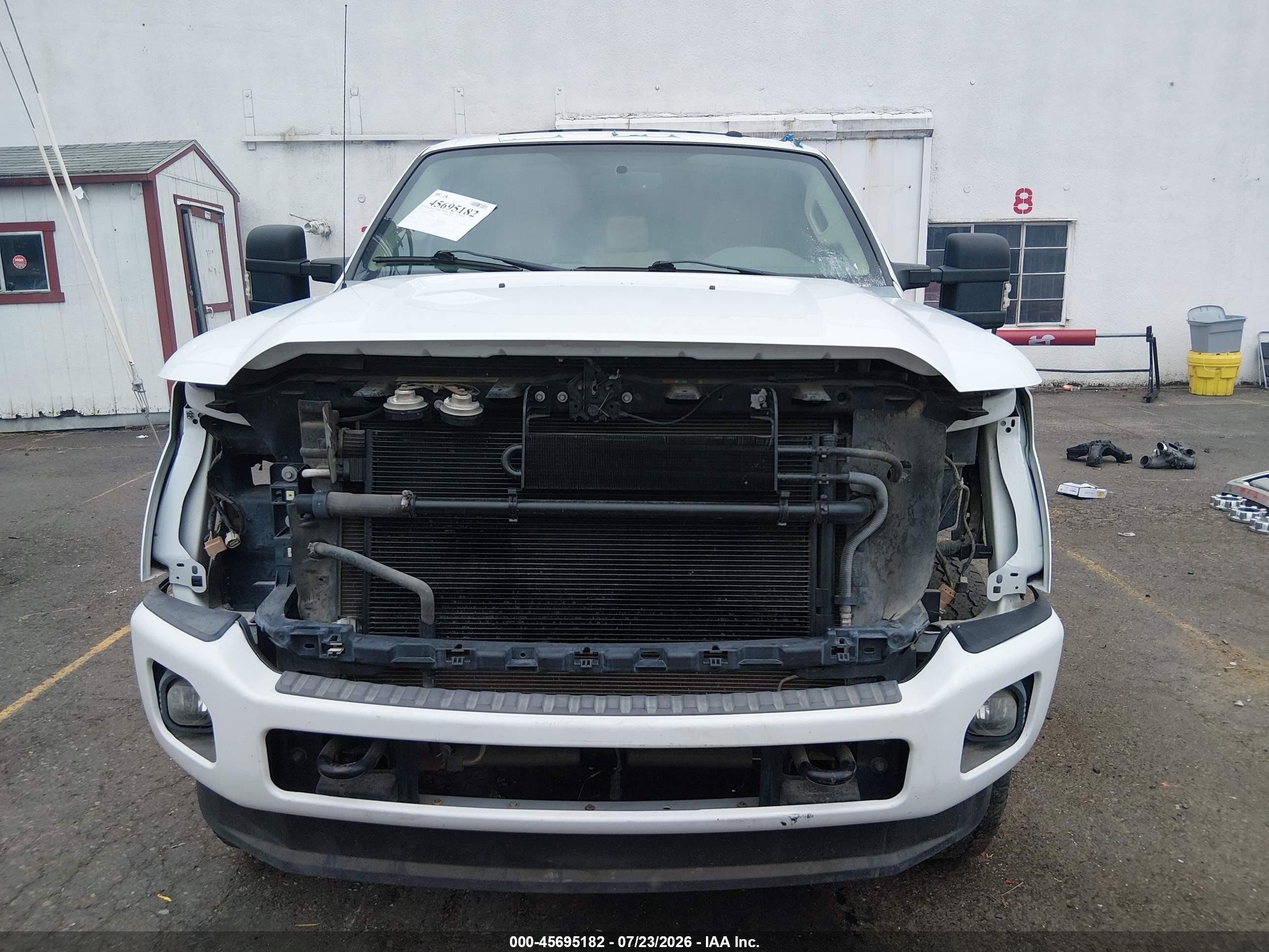 2012 Ford Super Duty F-250 Srw Lariat White vin: 1FT7W2BT0CEA21776