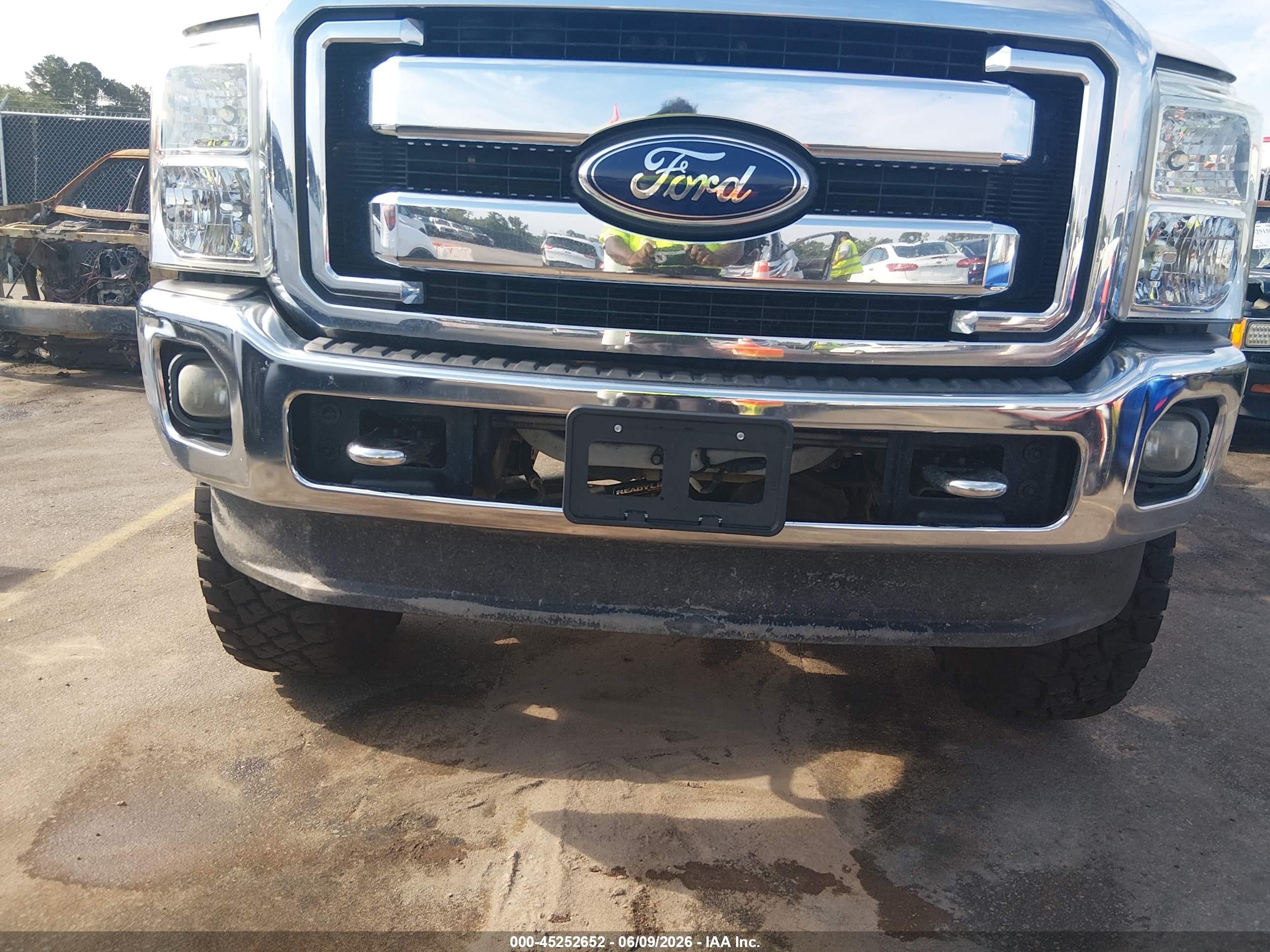 2012 Ford F-250 Lariat White vin: 1FT7W2BT0CEA36603