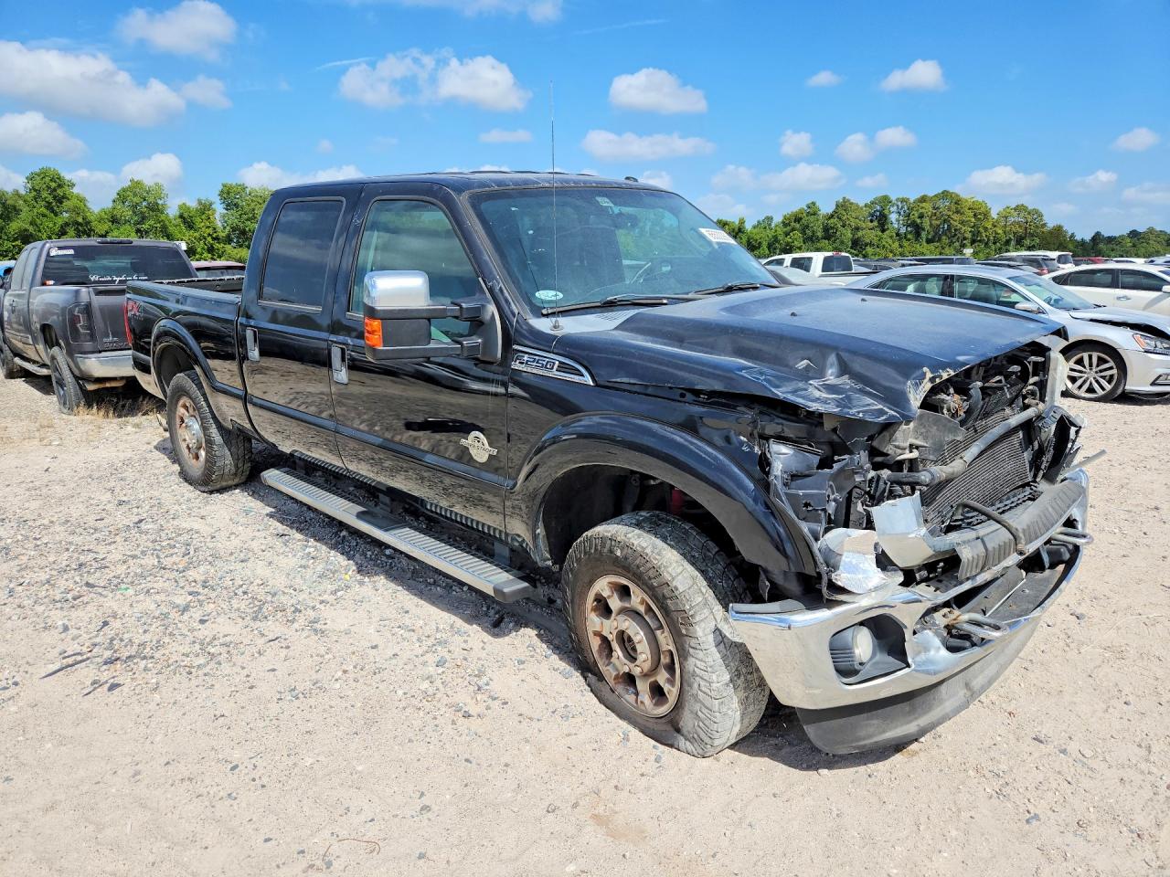 2012 Ford F250 Super Duty Black vin: 1FT7W2BT0CEB38581