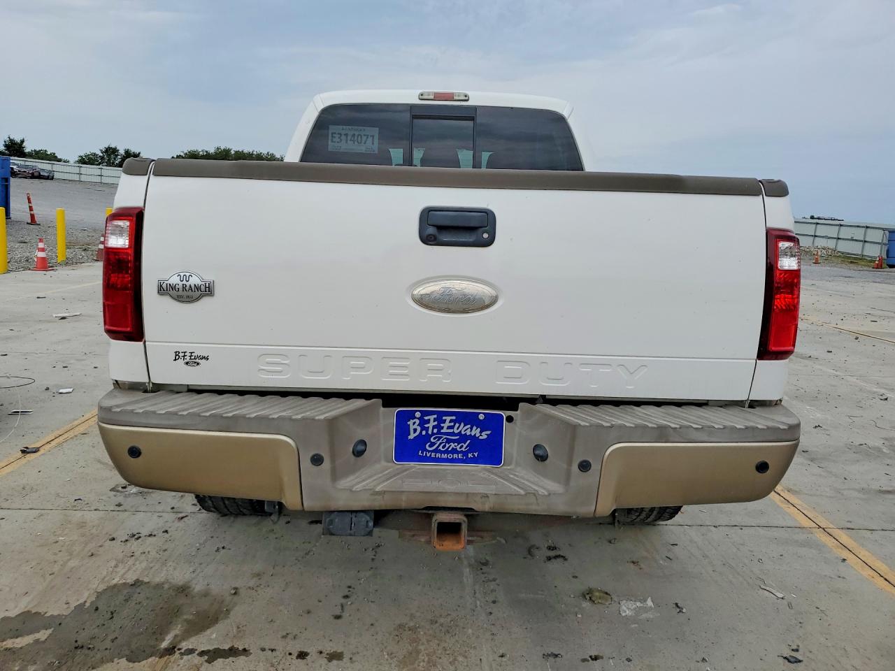 2012 Ford F250 Pu White vin: 1FT7W2BT0CEB72861