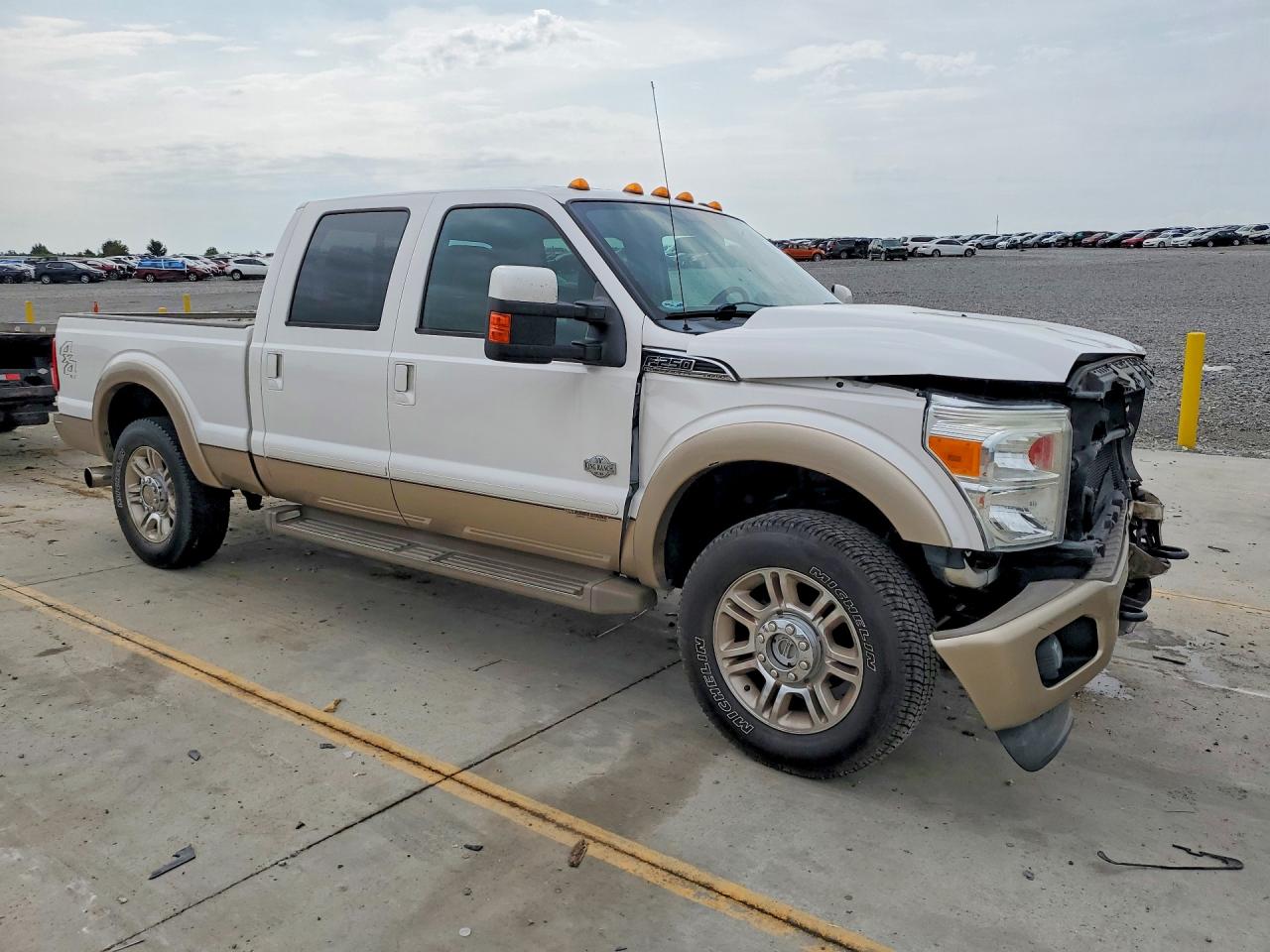 2012 Ford F250 Pu White vin: 1FT7W2BT0CEB72861