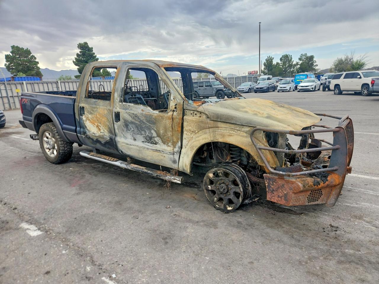 2012 Ford F250 Super Duty Blue vin: 1FT7W2BT0CEB73928