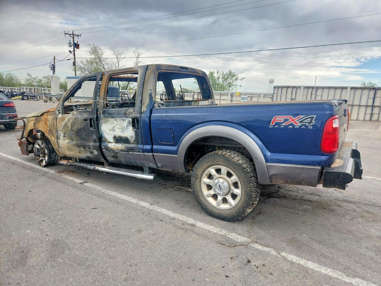 2012 Ford F250 Super Duty Blue vin: 1FT7W2BT0CEB73928