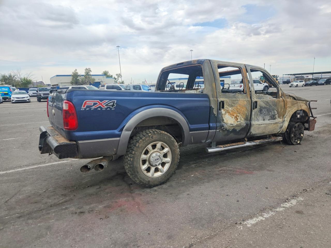 2012 Ford F250 Super Duty Blue vin: 1FT7W2BT0CEB73928