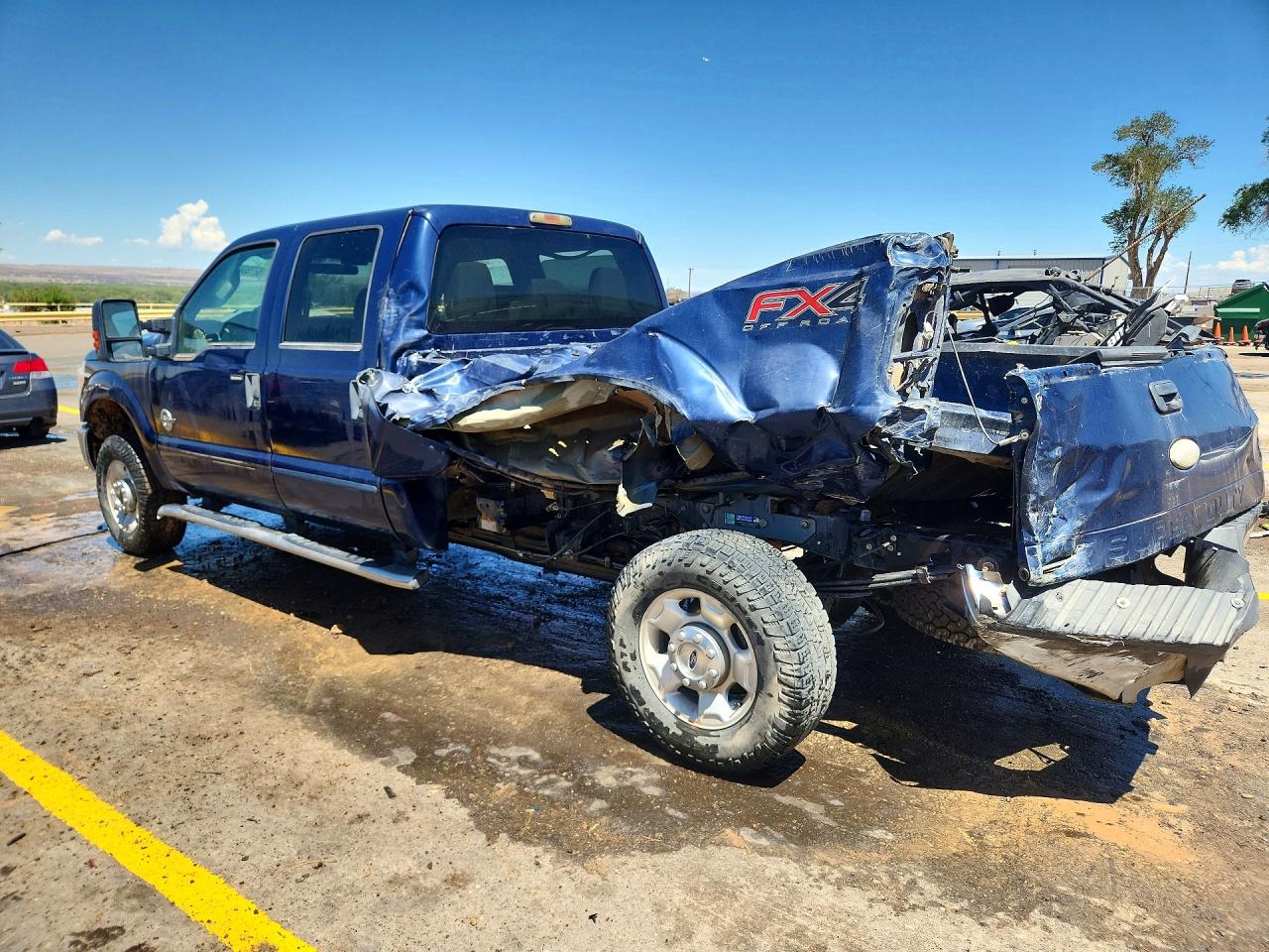 2012 Ford F250 Super Duty Синий vin: 1FT7W2BT0CEC82986