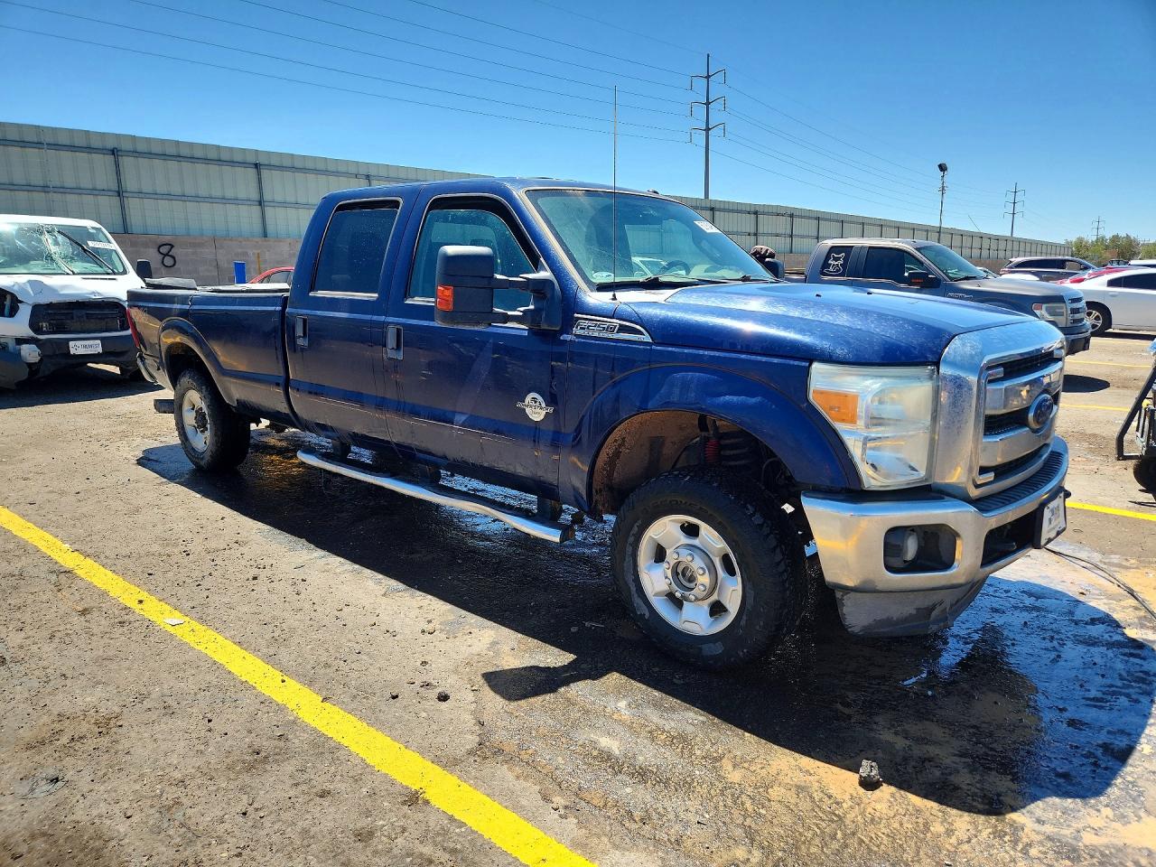 2012 Ford F250 Super Duty Синий vin: 1FT7W2BT0CEC82986
