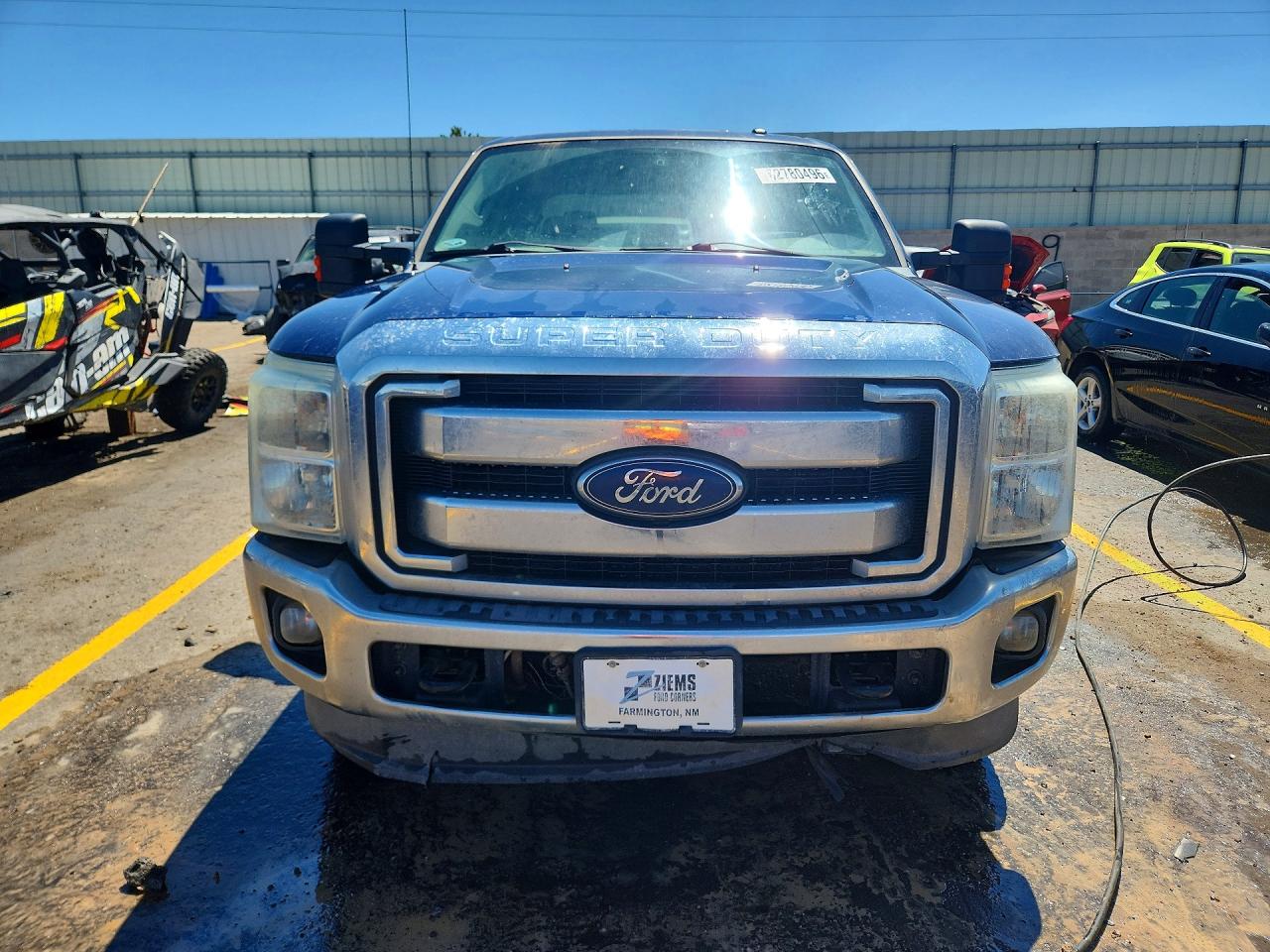 2012 Ford F250 Super Duty Синий vin: 1FT7W2BT0CEC82986