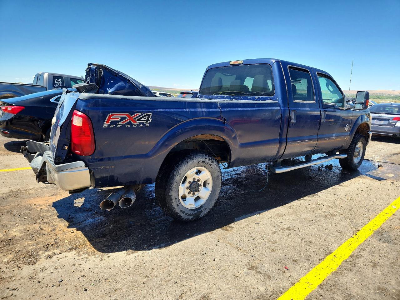 2012 Ford F250 Super Duty Синий vin: 1FT7W2BT0CEC82986