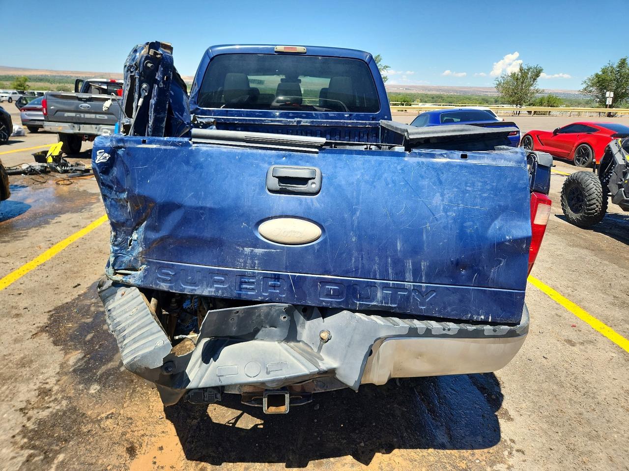 2012 Ford F250 Super Duty Синий vin: 1FT7W2BT0CEC82986