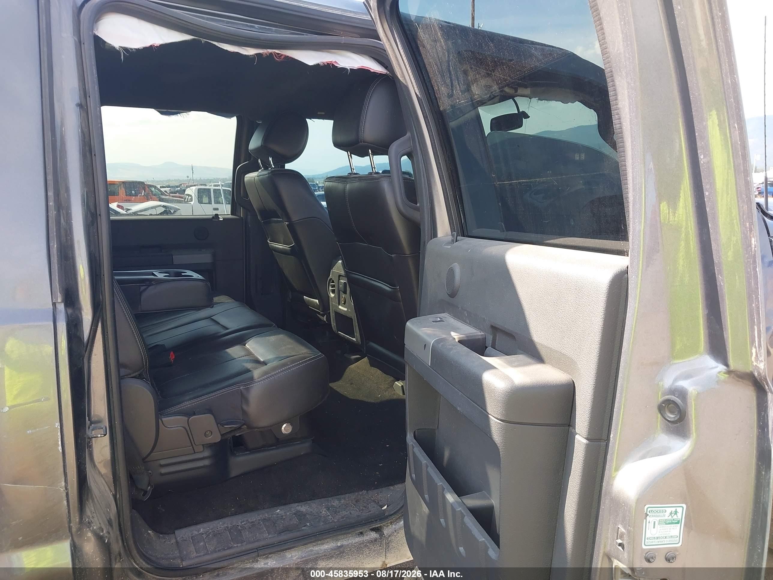 2012 Ford Super Duty F-250 Srw King Ranch/lariat/xl/xlt Gray vin: 1FT7W2BT0CED08034