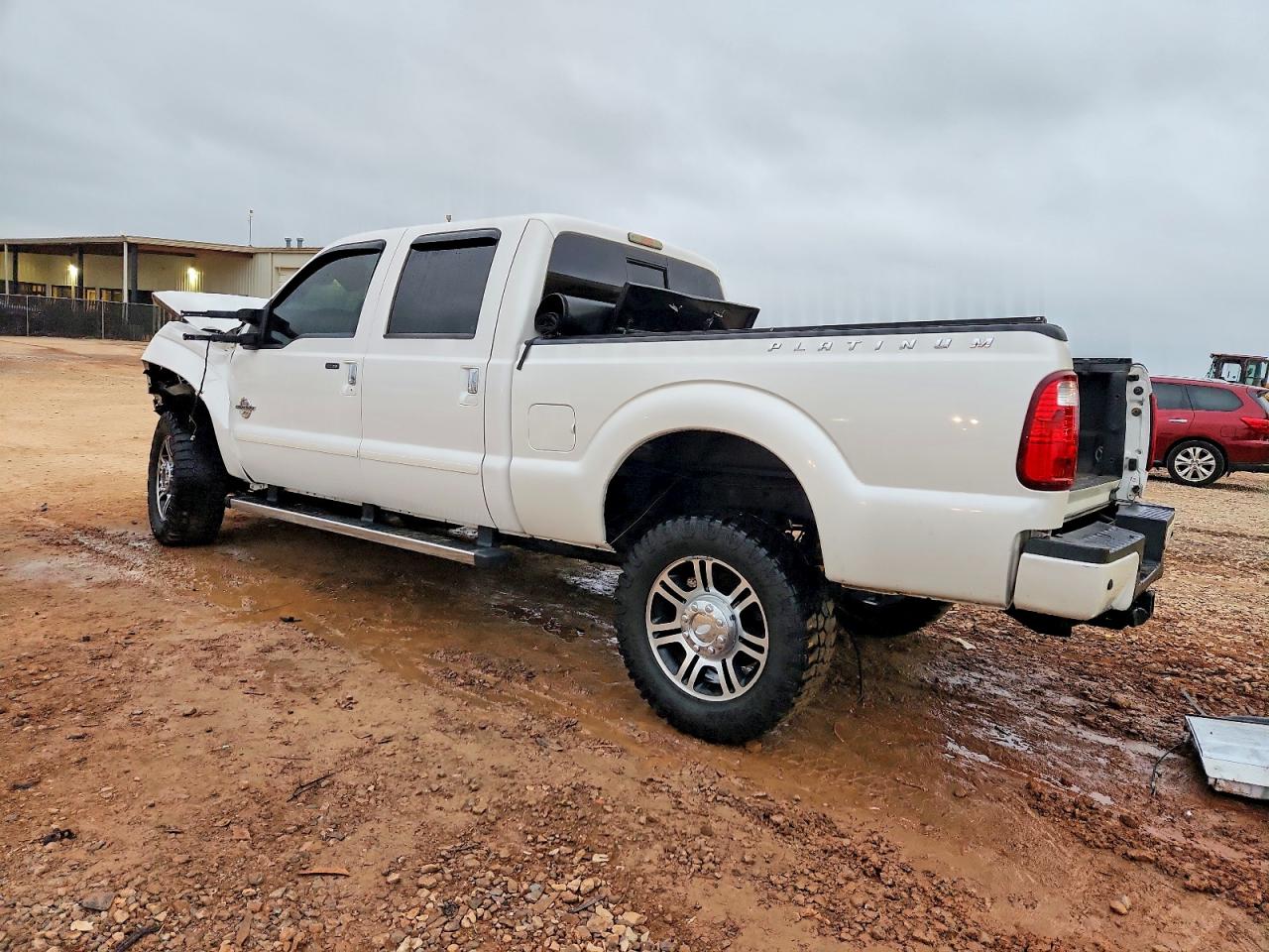2014 Ford F250 Super Duty White vin: 1FT7W2BT0EEA29993