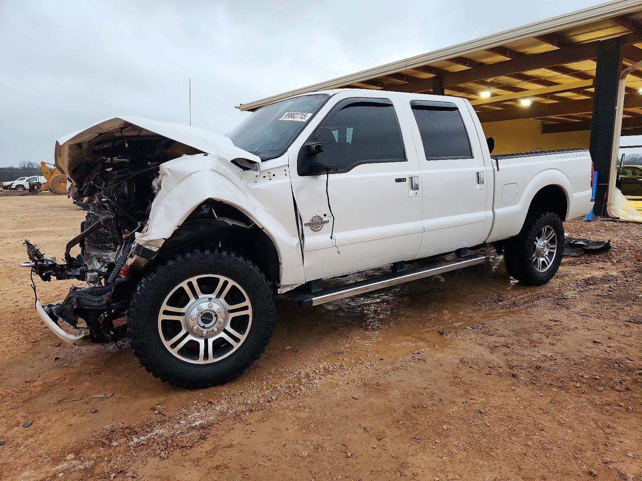 2014 Ford F250 Super Duty White vin: 1FT7W2BT0EEA29993