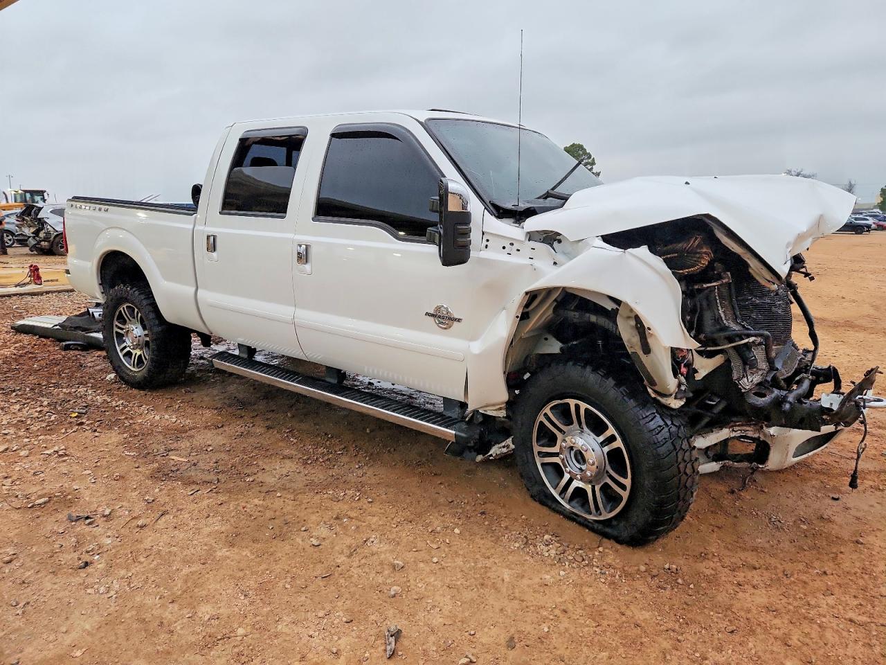 2014 Ford F250 Super Duty White vin: 1FT7W2BT0EEA29993