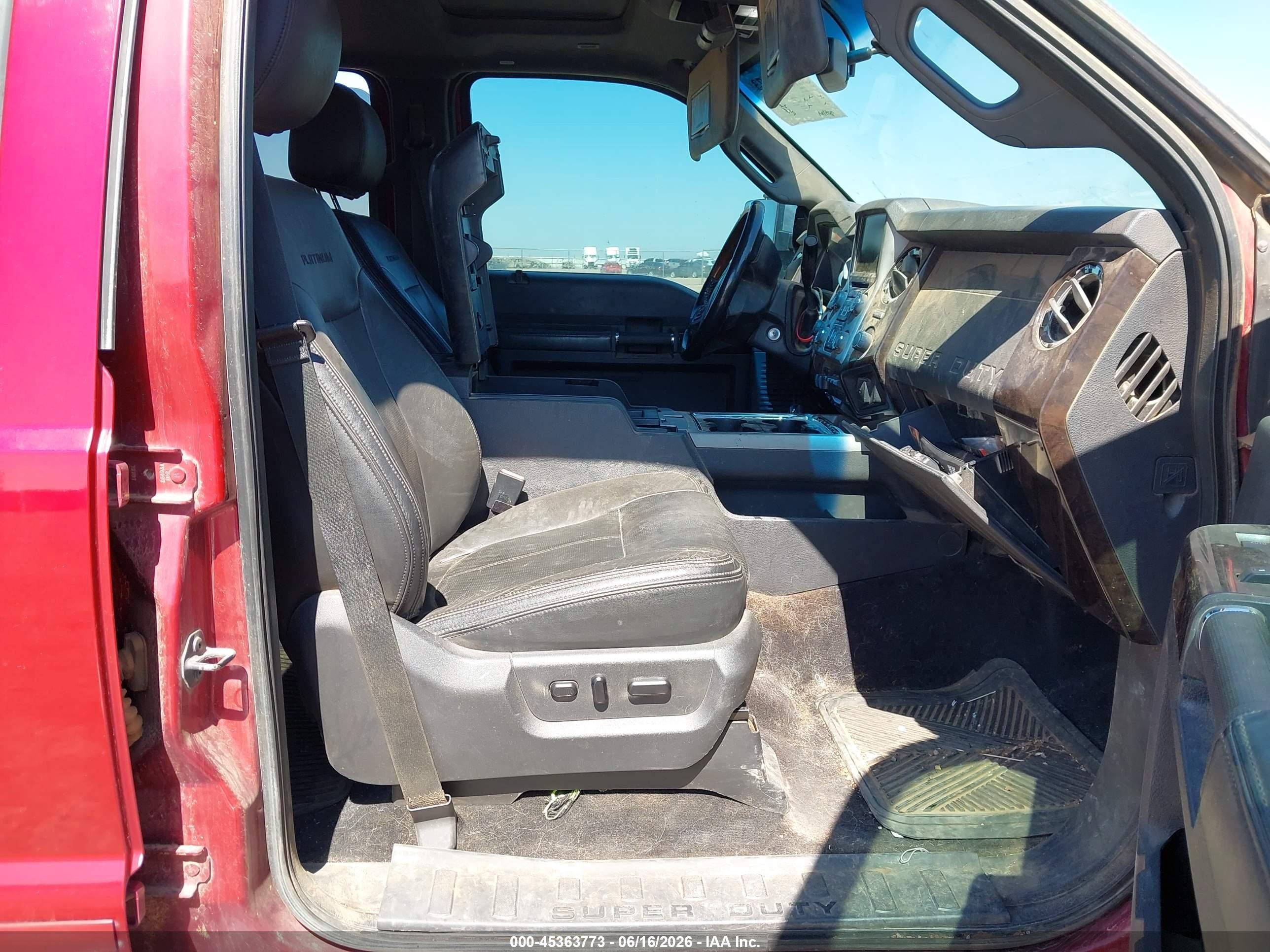 2014 Ford F-250 Lariat Бордовый vin: 1FT7W2BT0EEB23565