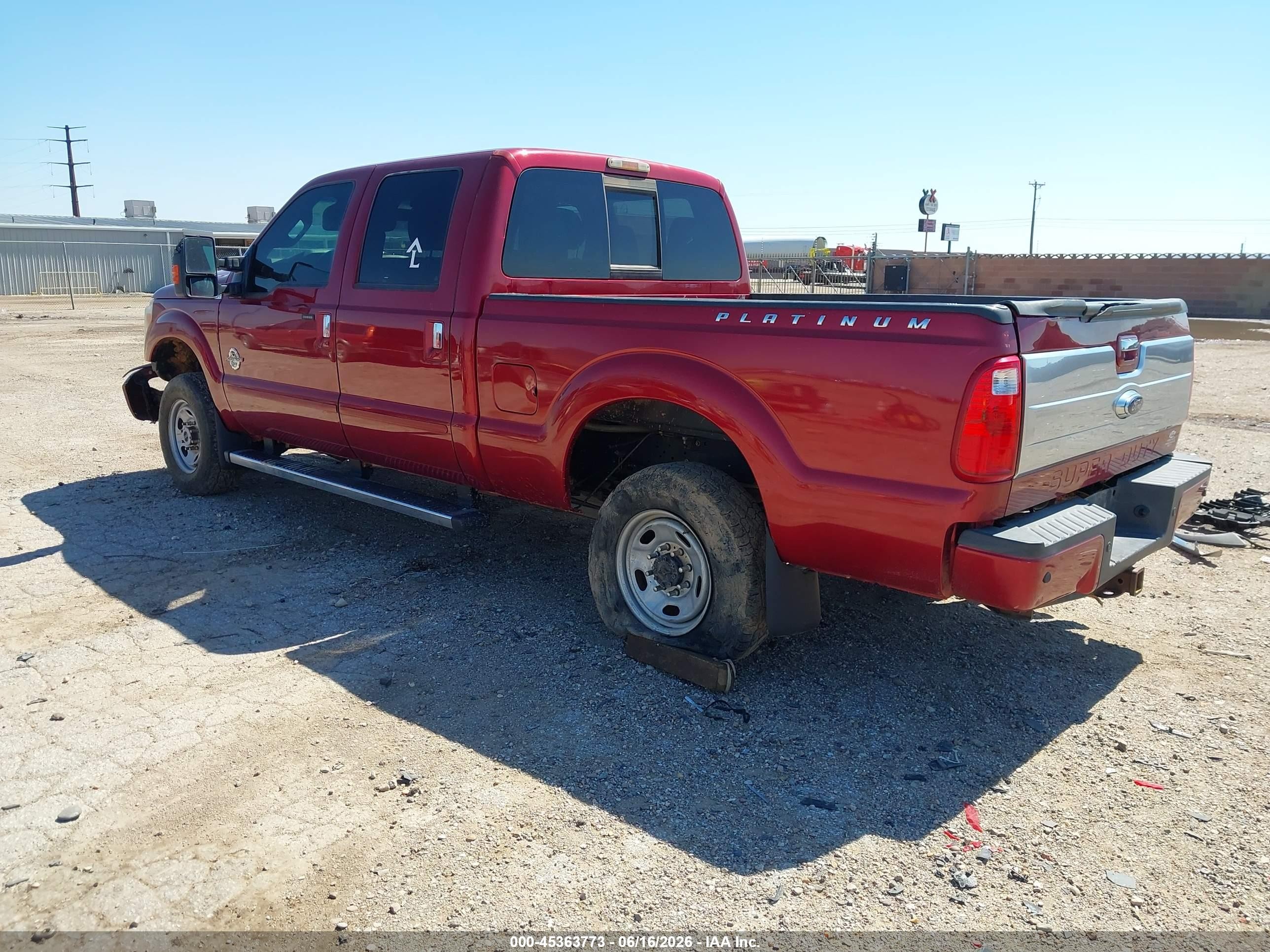 2014 Ford F-250 Lariat Бордовый vin: 1FT7W2BT0EEB23565