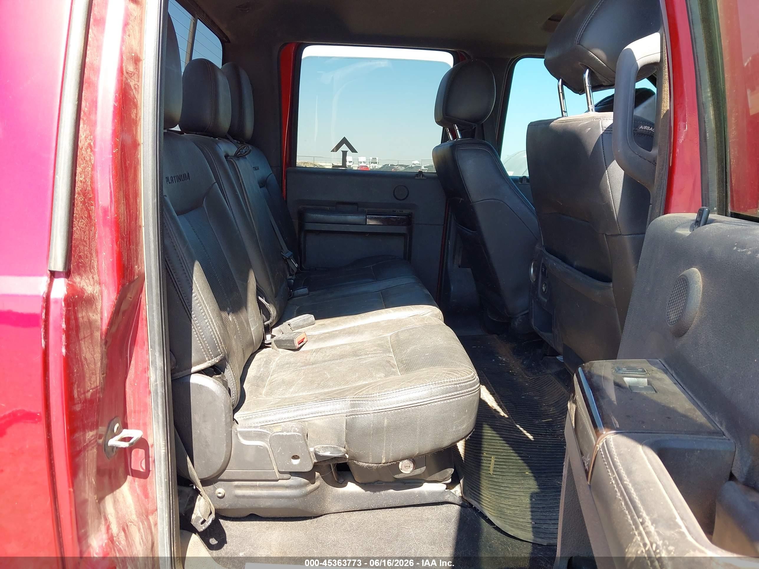 2014 Ford F-250 Lariat Бордовый vin: 1FT7W2BT0EEB23565