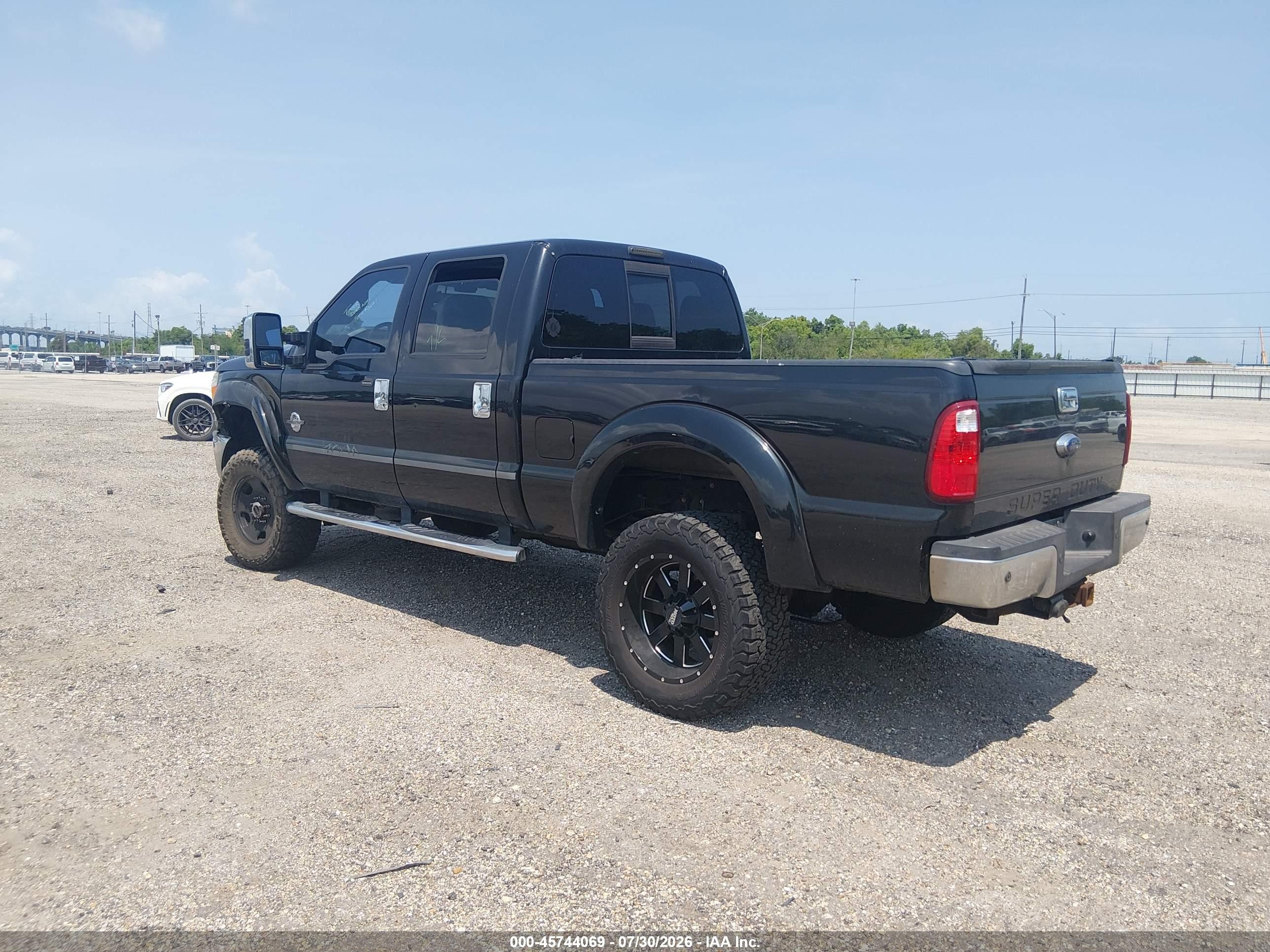 2015 Ford F-250 Lariat Black vin: 1FT7W2BT0FEC28379