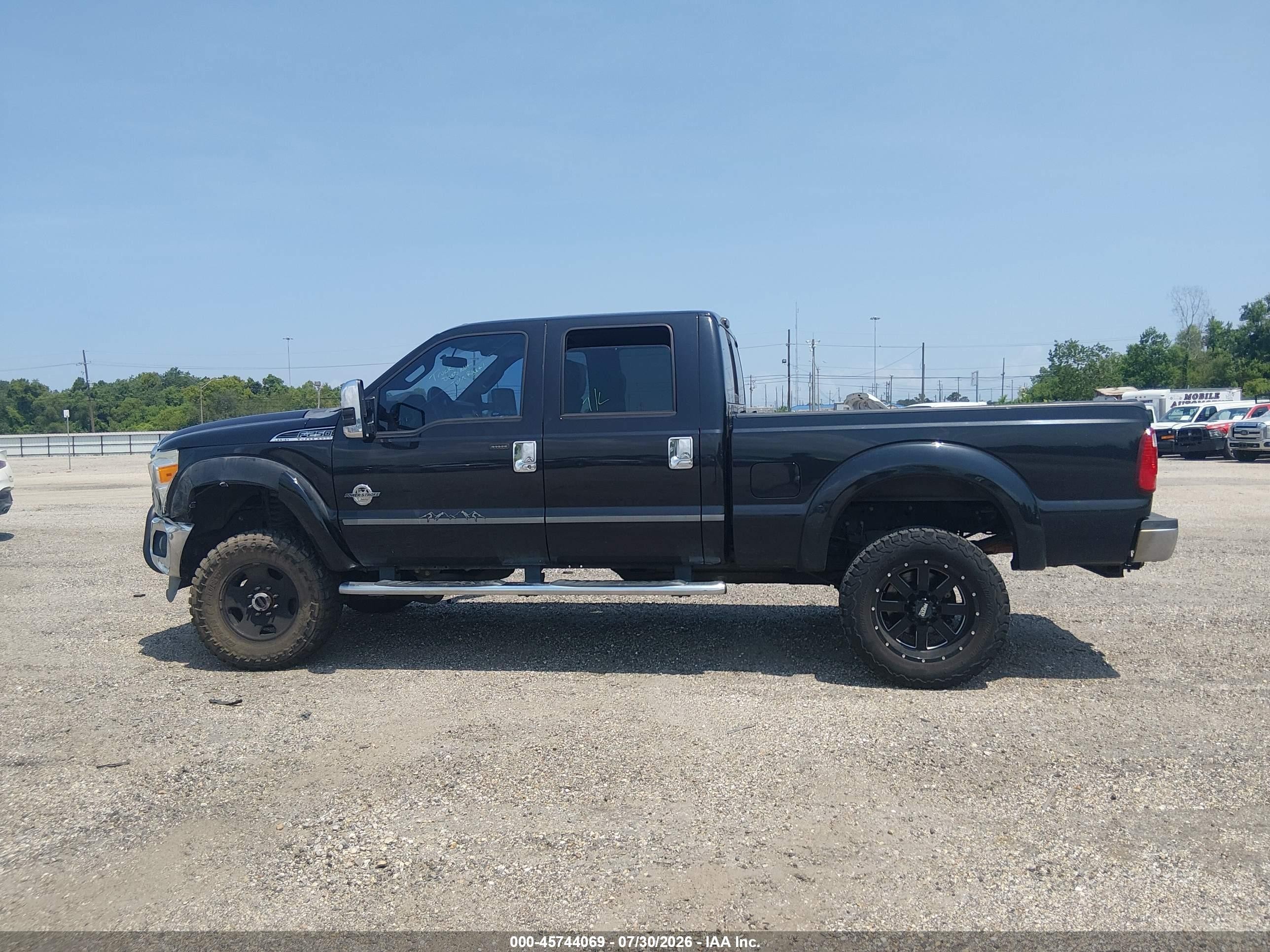 2015 Ford F-250 Lariat Black vin: 1FT7W2BT0FEC28379