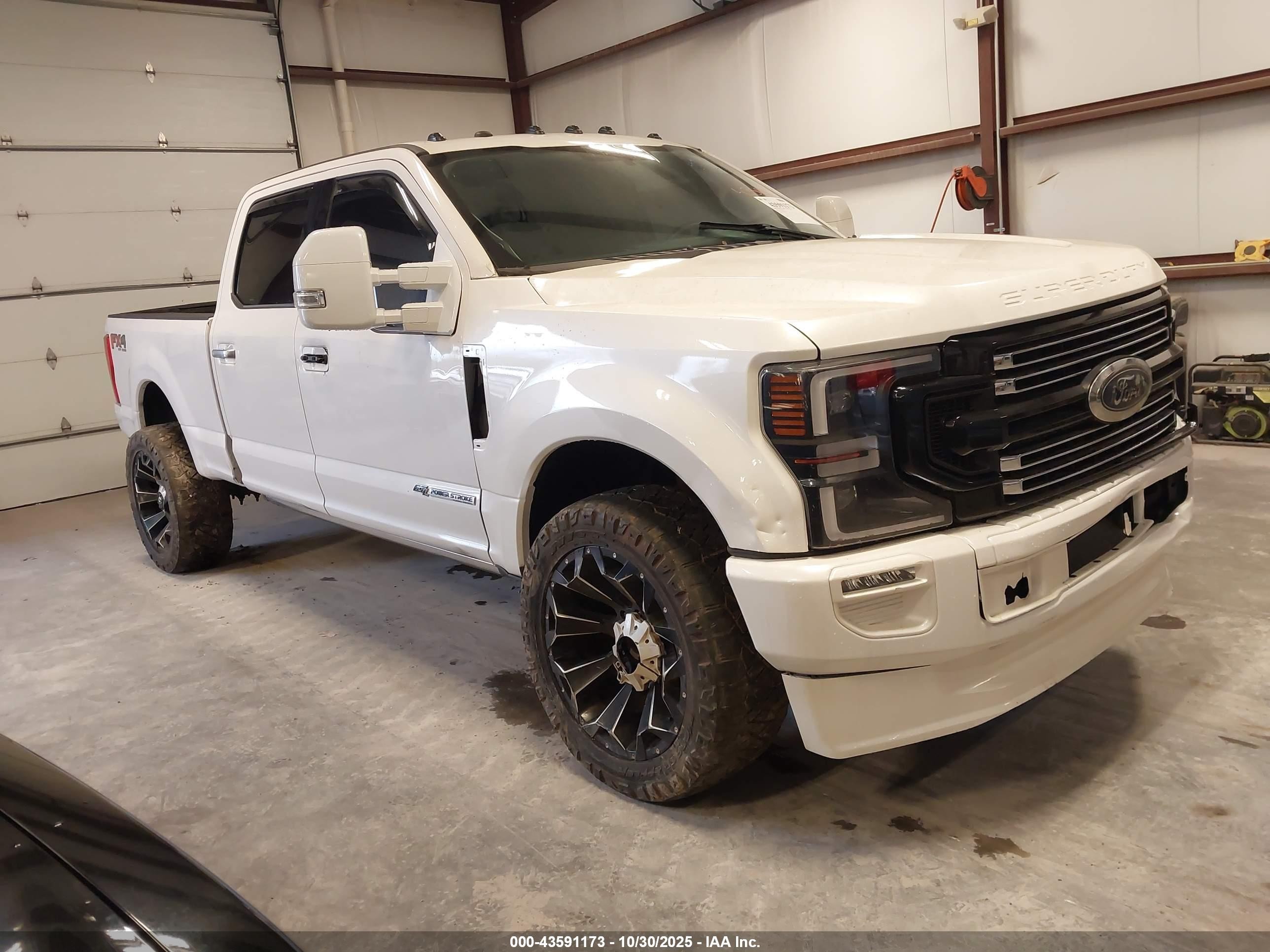 2018 Ford F-250 Limited White vin: 1FT7W2BT0JEB61811