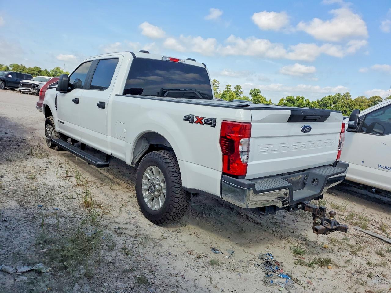 2022 Ford F250 Super Duty White vin: 1FT7W2BT0NEC86393
