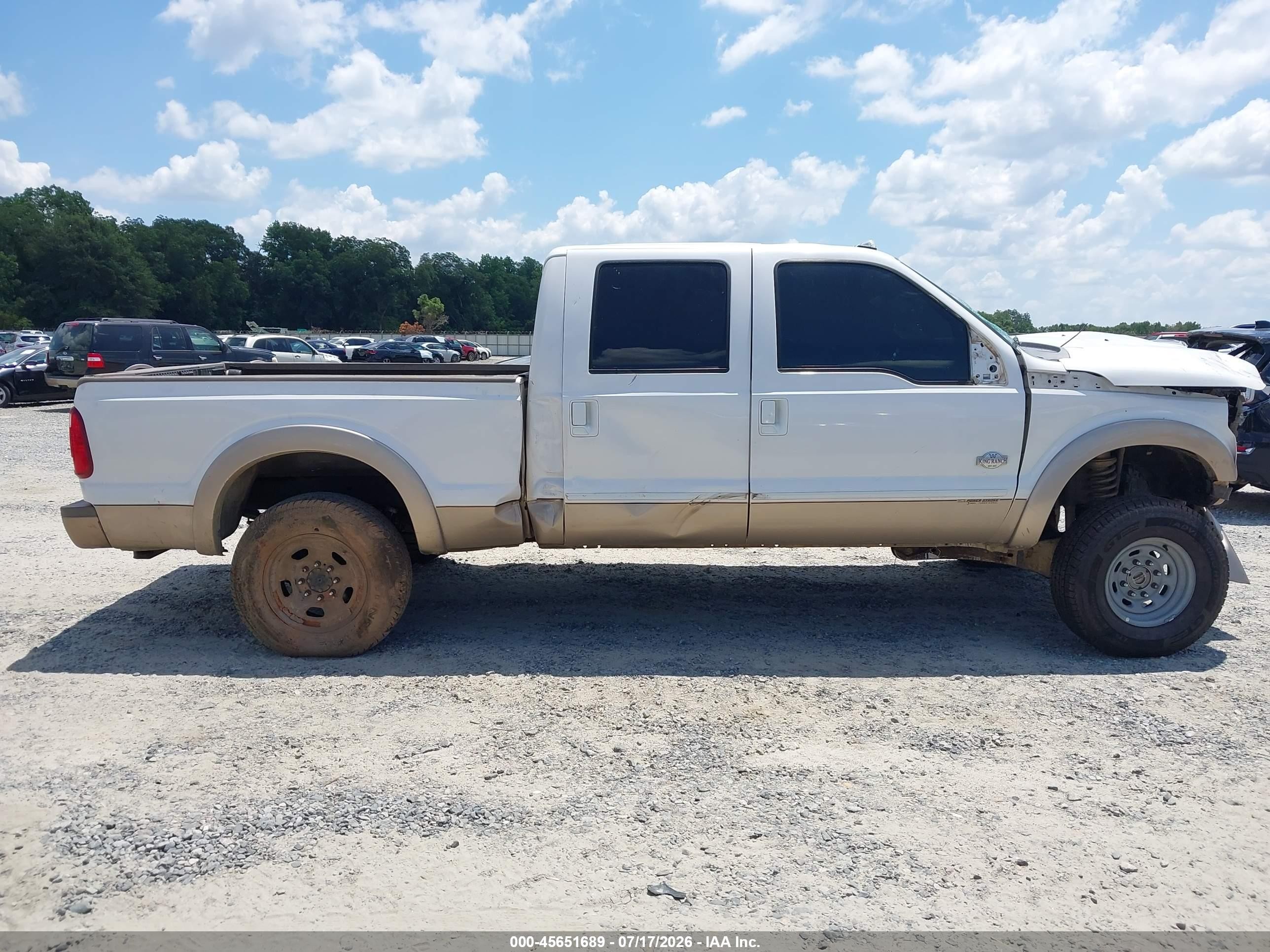 2011 Ford Super Duty F-250 Srw King Ranch White vin: 1FT7W2BT1BEB36644