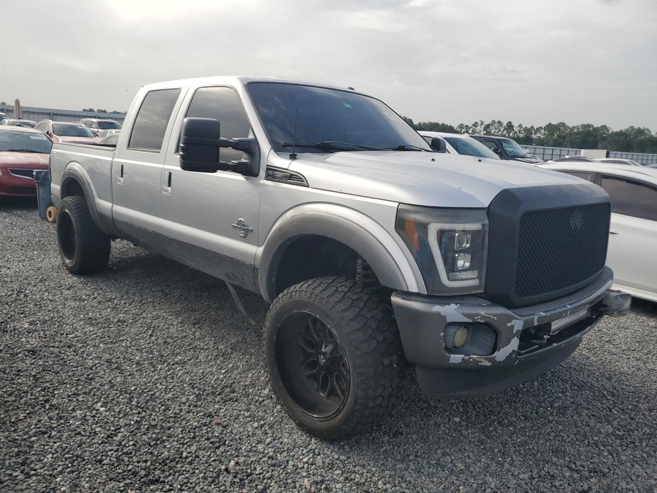 2011 Ford F250 Super Duty Silver vin: 1FT7W2BT1BEC38929