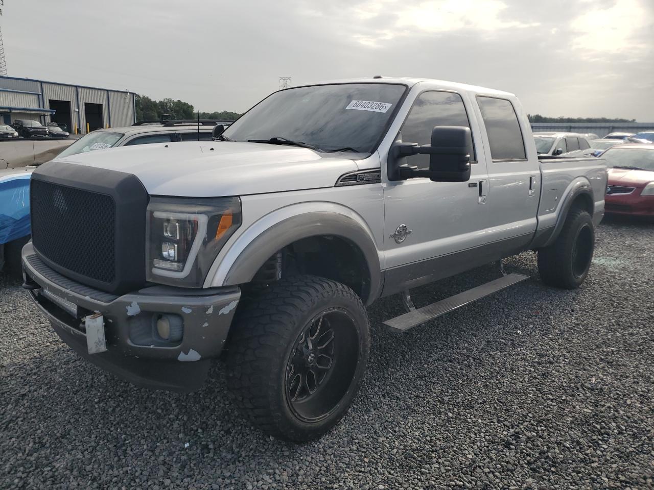 2011 Ford F250 Super Duty Silver vin: 1FT7W2BT1BEC38929
