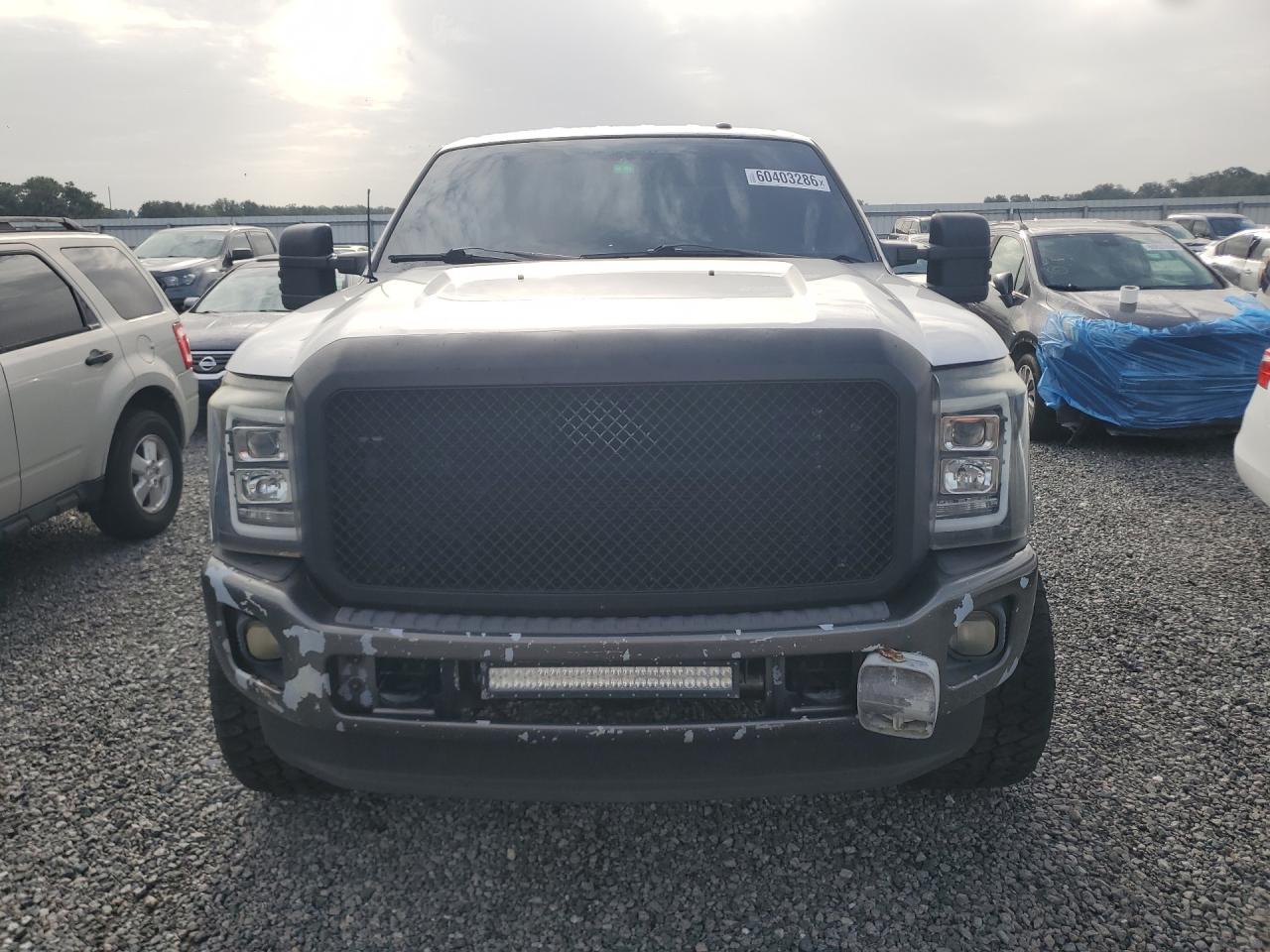 2011 Ford F250 Super Duty Silver vin: 1FT7W2BT1BEC38929